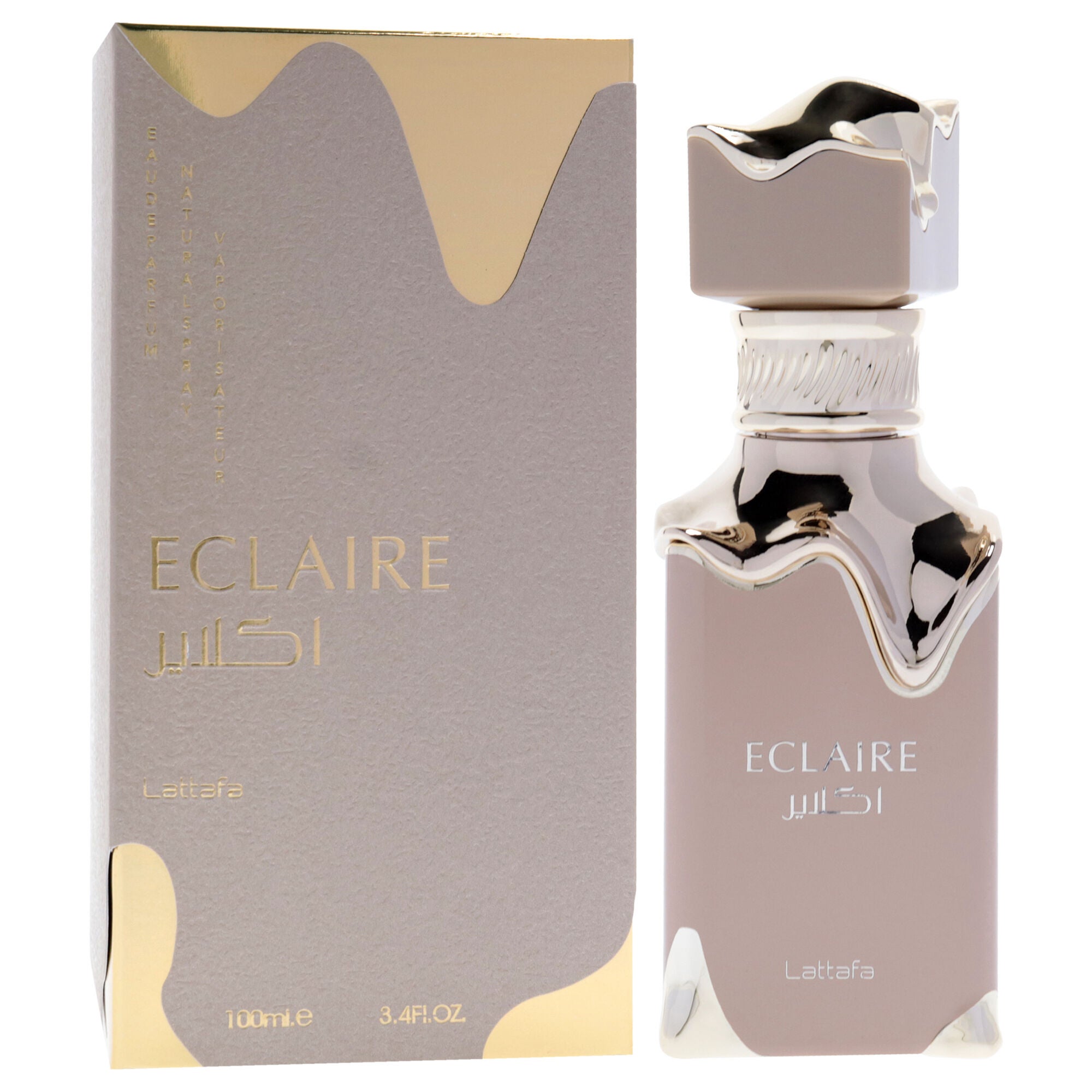 Eclaire by Lattafa for Unisex - 3.4 oz EDP Spray, Clear, alternate image number 2