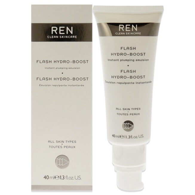 Flash Hydro-Boost Instant Plumping Emulsion by REN for Unisex - 1.3 oz Emulsion, NA, hi-res image number null