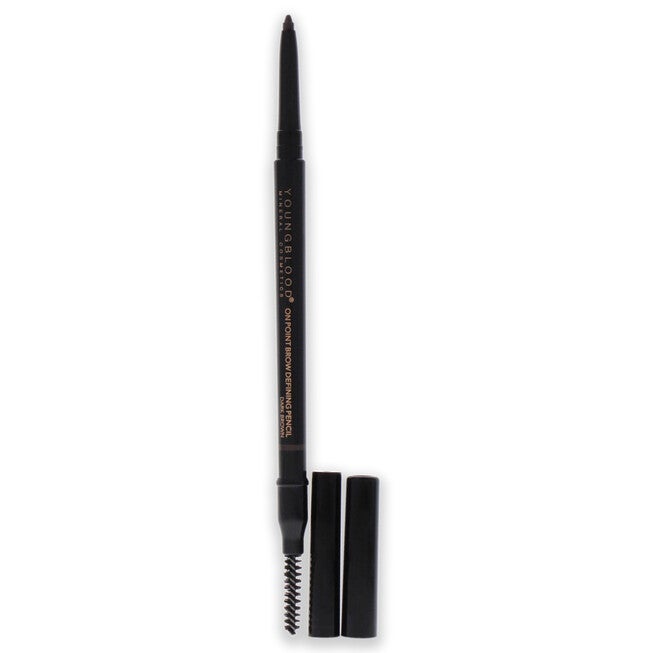 On Point Brow Defining Pencil - Dark Brown by Youngblood for Women - 0.012 oz Eyebrow Pencil, See Description, alternate image number 1