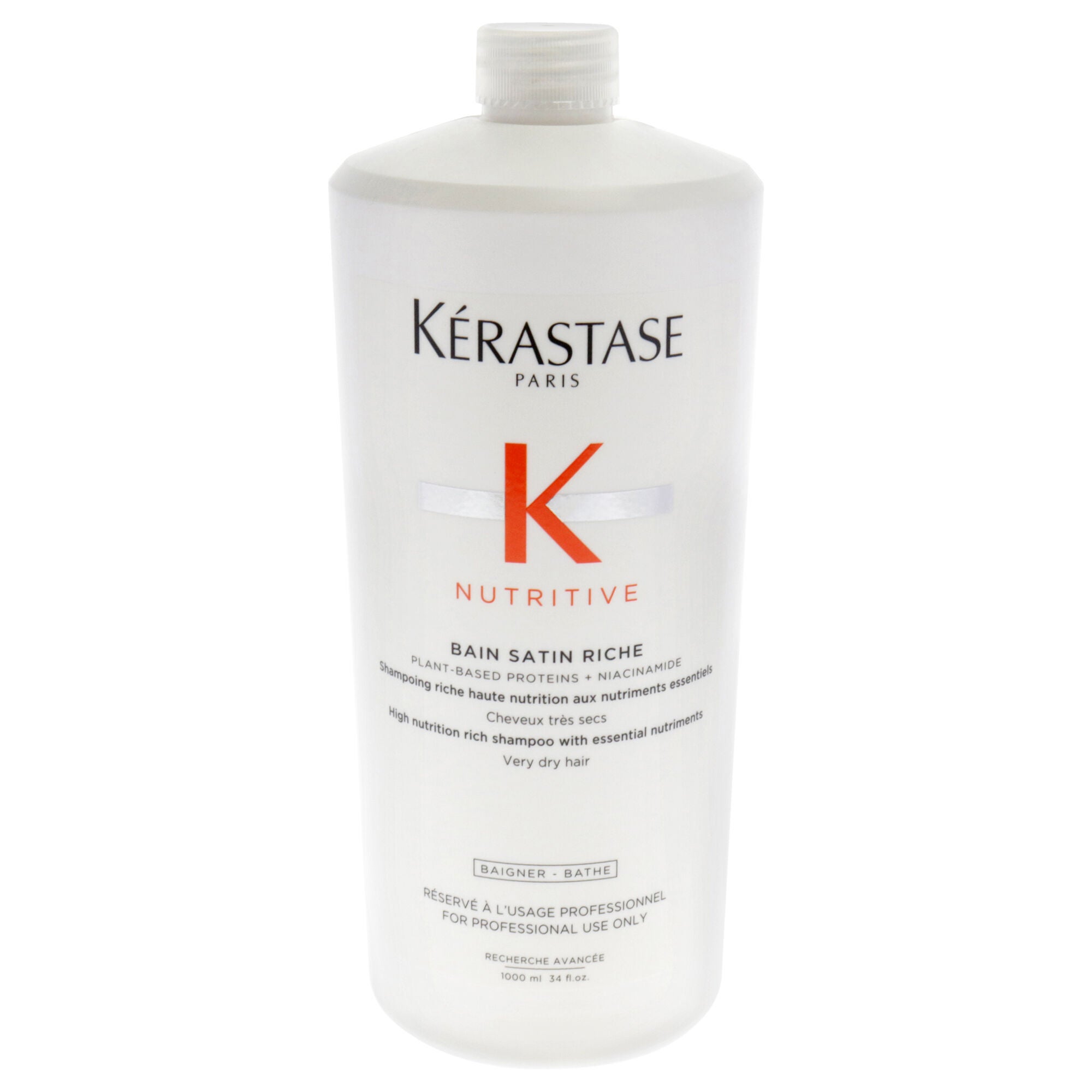 Nutritive High Nutrition Rich Shampoo by Kerastase for Unisex - 34 oz Shampoo, See Description, hi-res image number 0