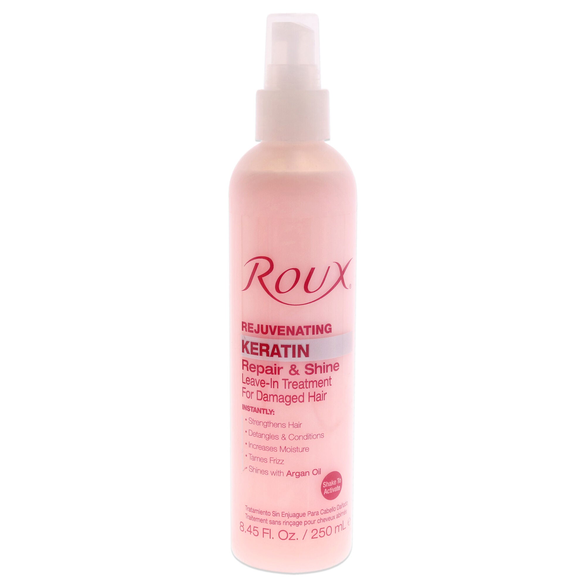 Keratin Repair and Shine Leave-In Treatment for Damaged Hair by Roux for Unisex - 8.45 oz Treatment, See Description, hi-res image number 0