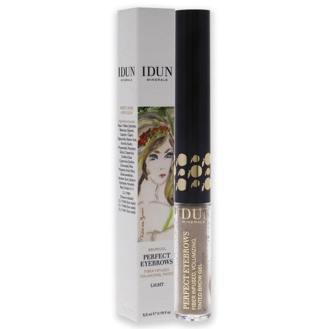 Perfect Eyebrows Gel - 301 Light by Idun Minerals for Women - 0.19 oz Eyebrow, See Description, alternate image number 2
