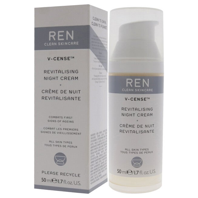 V-Cense Revitalising Night Cream by REN for Unisex - 1.7 oz Cream, NA, alternate image number null