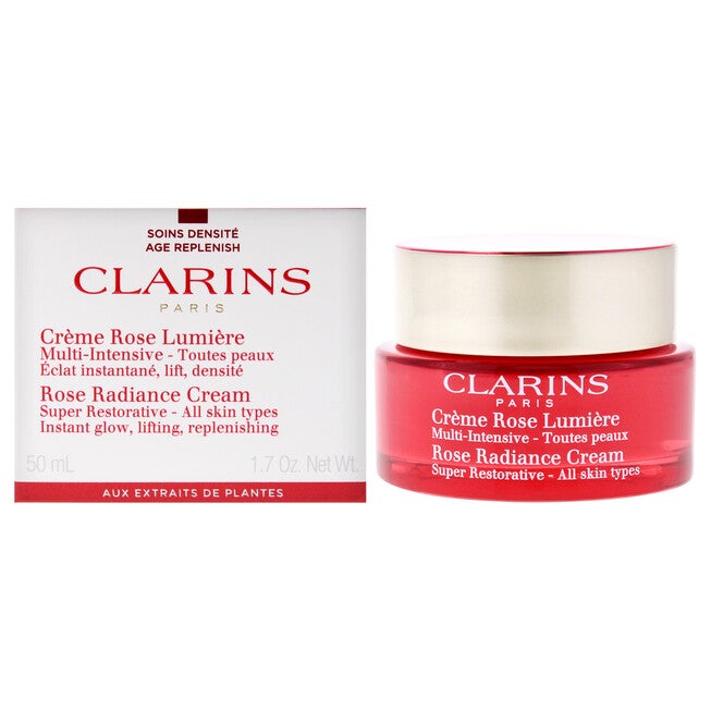 Rose Radiance Cream Super Restorative by Clarins for Unisex - 1.7 oz Cream, NA, hi-res image number null