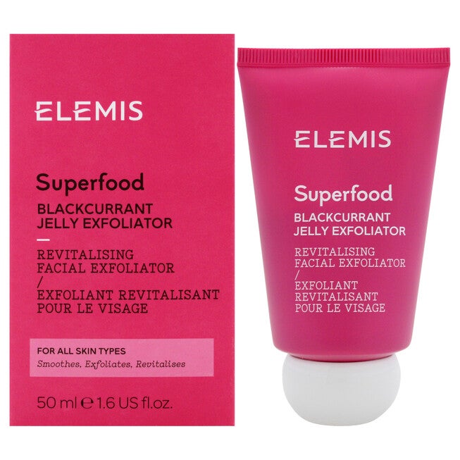 Superfood Blackcurrant Jelly Exfoliator by Elemis for Women - 1.6 oz Exfoliator, NA, hi-res image number null