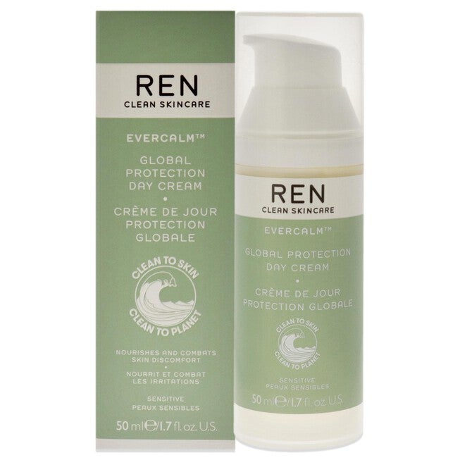 Evercalm Global Protection Day Cream by REN for Unisex - 1.7 oz Cream, NA, hi-res image number null