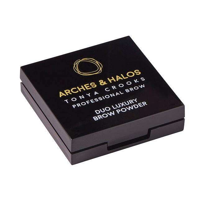 Duo Luxury Brow Powder - Dark Brown by Arches and Halos for Women - 0.088 oz Eyebrow, See Description, alternate image number 3