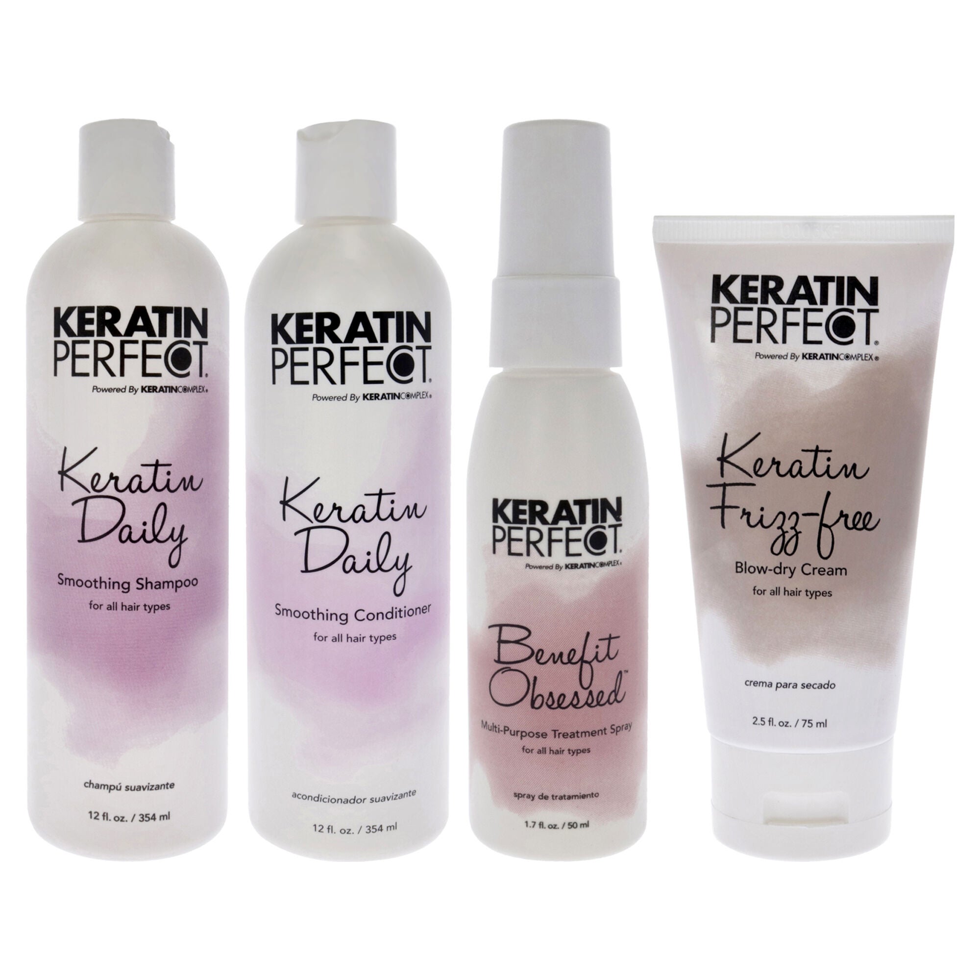 Keratin Daily Kit by Keratin Perfect for Unisex - 4 Pc Kit, See Description, hi-res image number 0