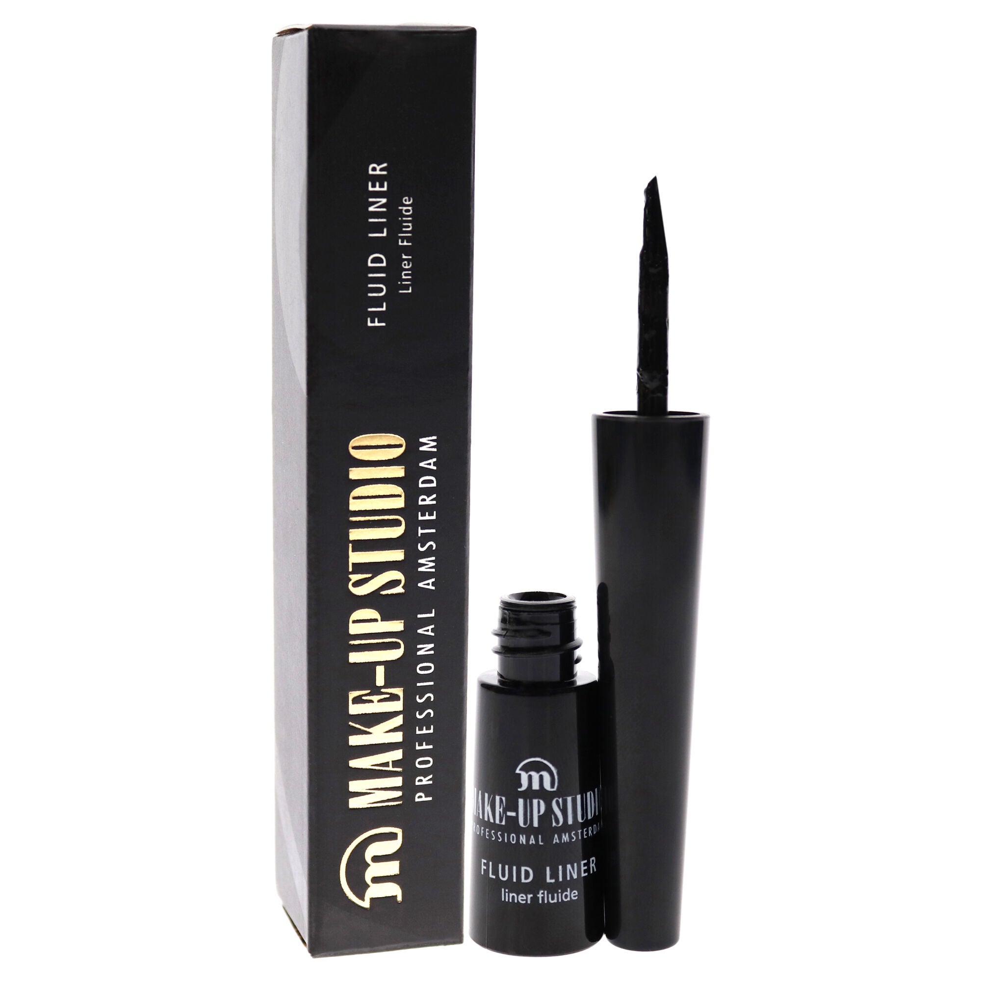 Fluid Liner Eyeliner - Sparkling Black by Make-Up Studio for Women - 0.08 oz Eyeliner, See Description, alternate image number 2