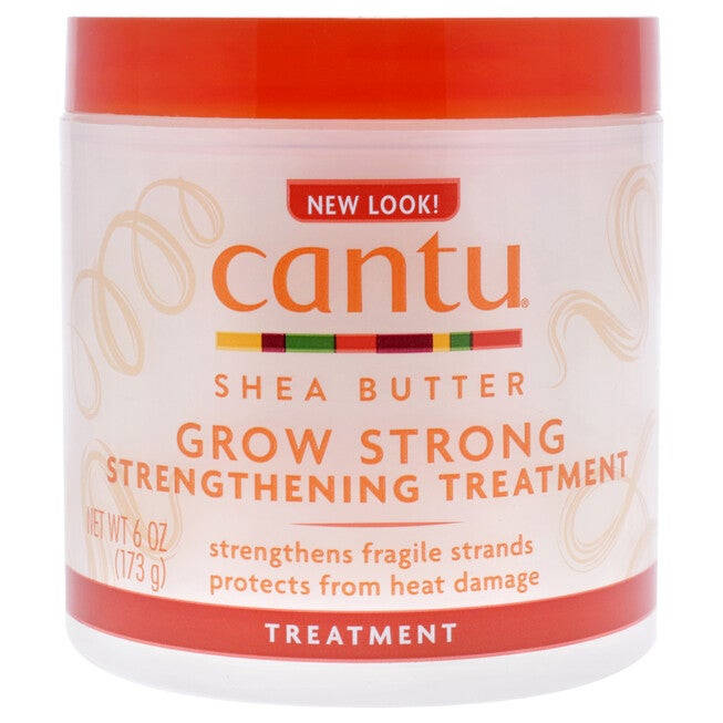 Shea Butter Grow Strong Strengthening Treatment by Cantu for Unisex - 6 oz Treatment, See Description, hi-res image number 0
