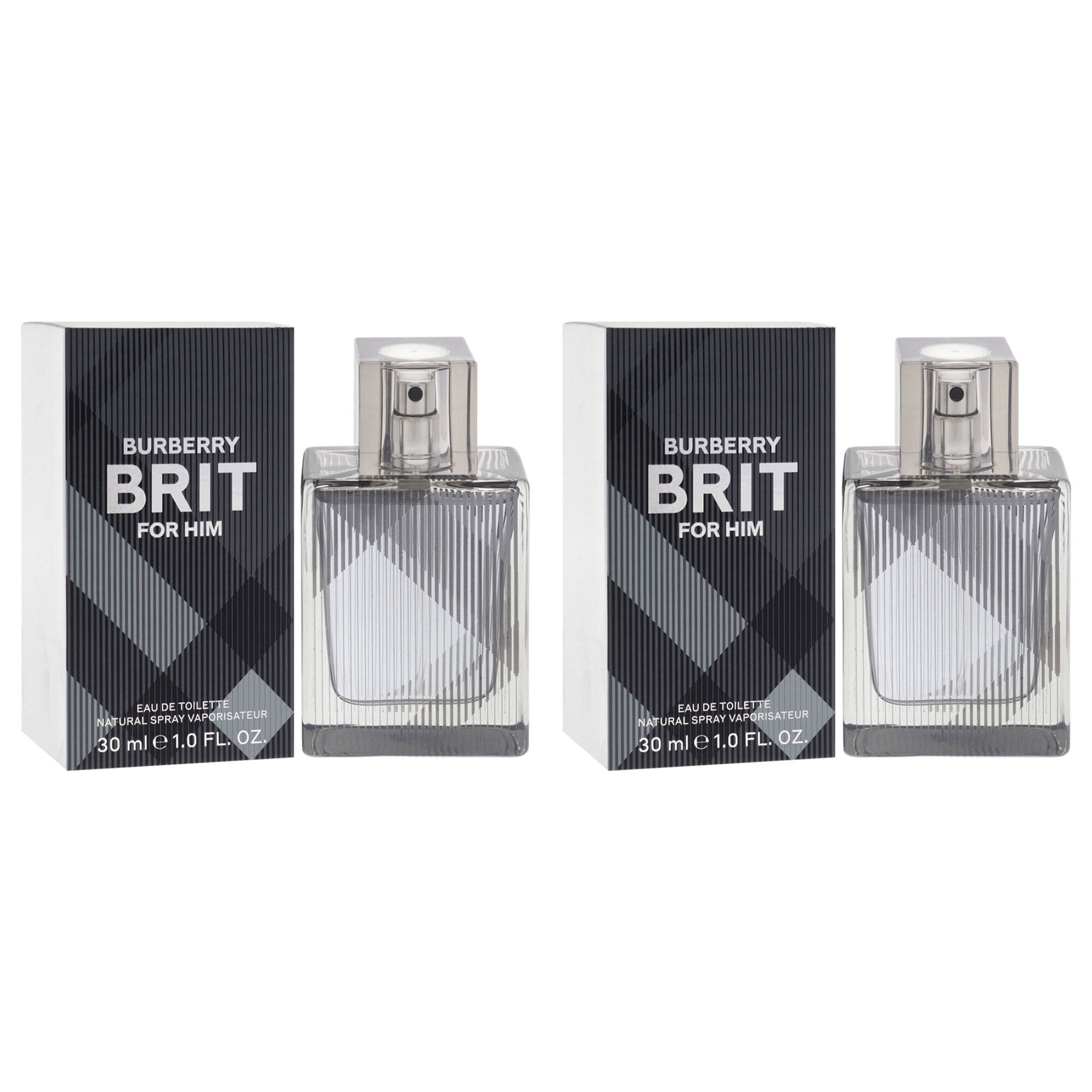 Burberry Brit by Burberry for Men - 1 oz EDT Spray - Pack of 2, Clear, alternate image number 2