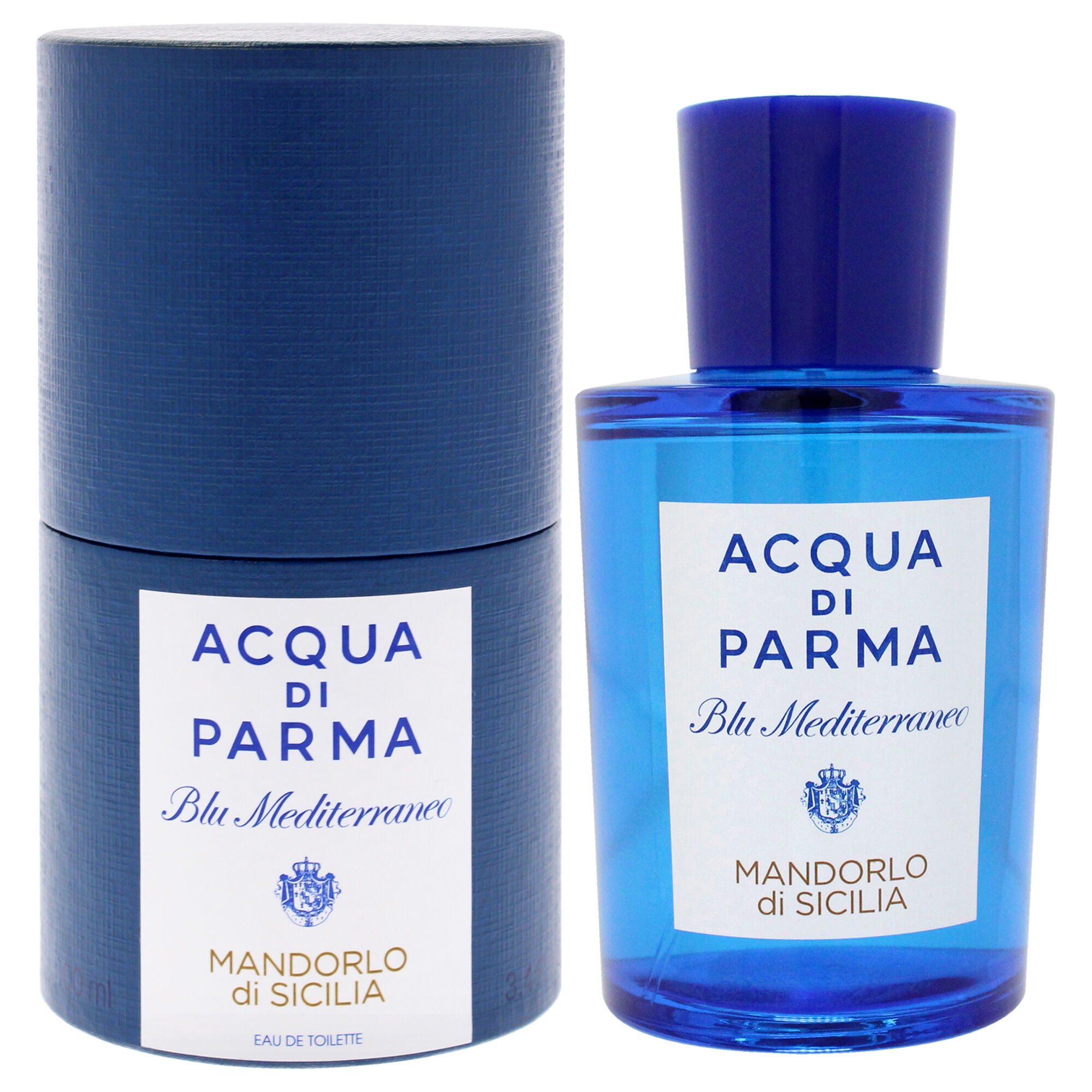 Blu Mediterraneo - Mandorlo Di Sicilia by Acqua Di Parma for Unisex - 3.4 oz EDT Spray, Clear, hi-res image number 0