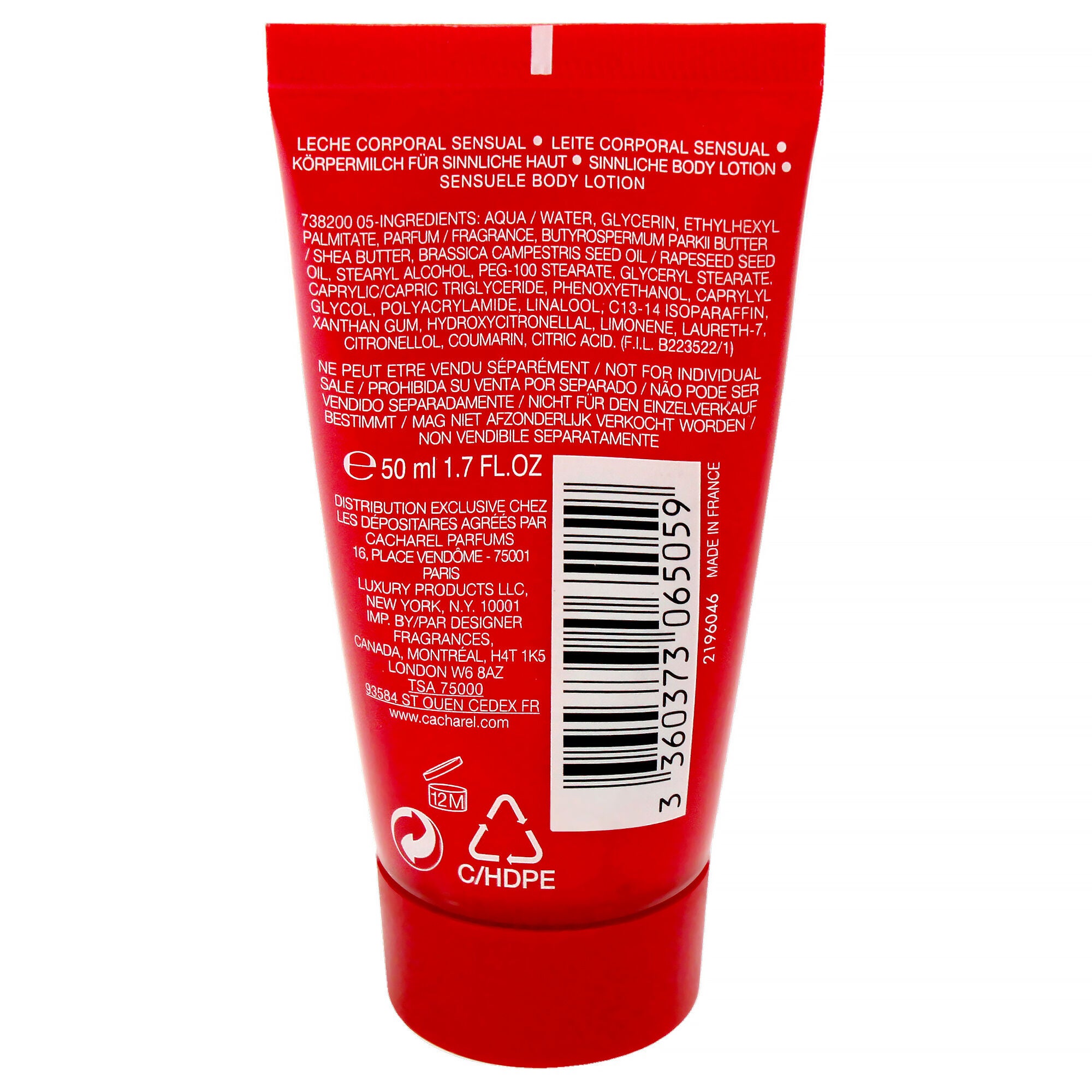Amor Amor by Cacharel for Women - 1.7 oz Body Lotion, See Description, alternate image number 1