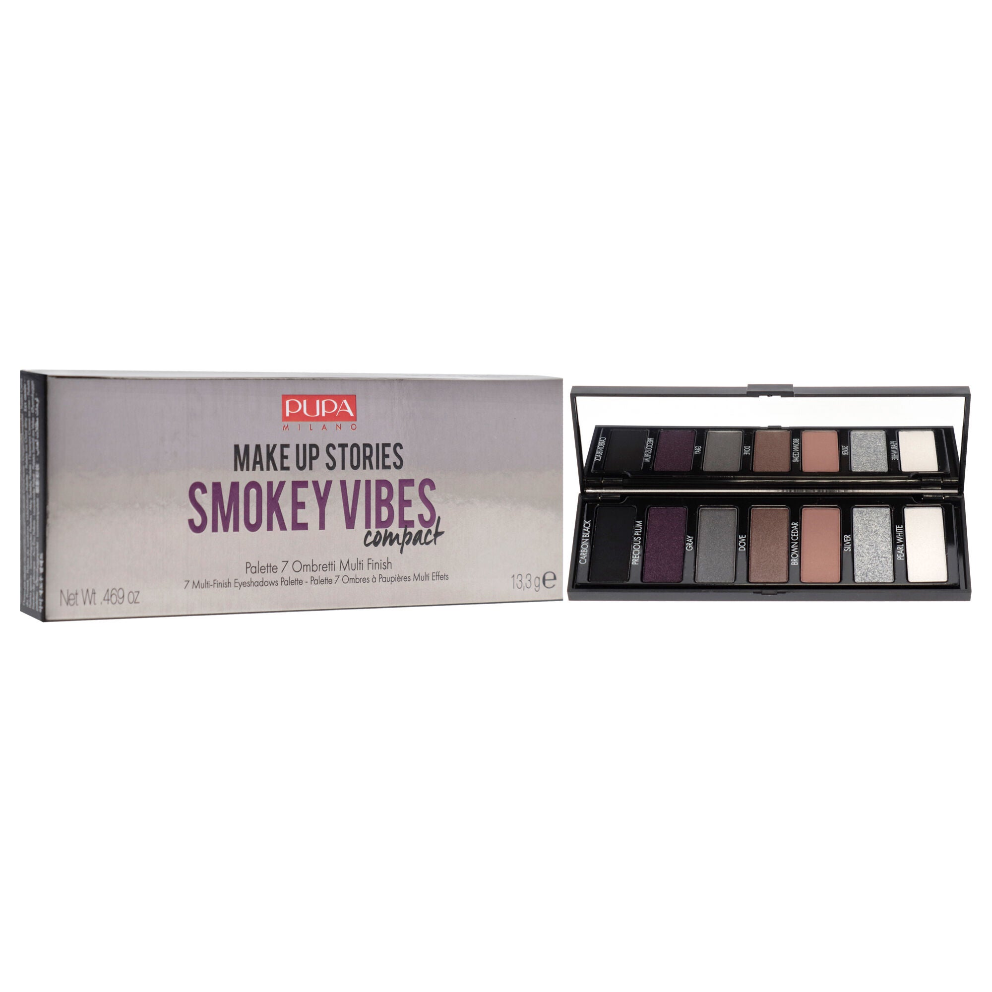 Make Up Stories Compact Palette - 002 Smokey Vibes by Pupa Milano for Women - 0.469 oz Eye Shadow, , alternate image number 6