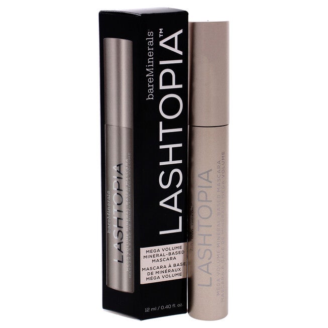 Lashtopia Mega Volume Mineral Based Mascara - Ultimate Black by bareMinerals for Women - 0.4 oz Mascara, , alternate image number null