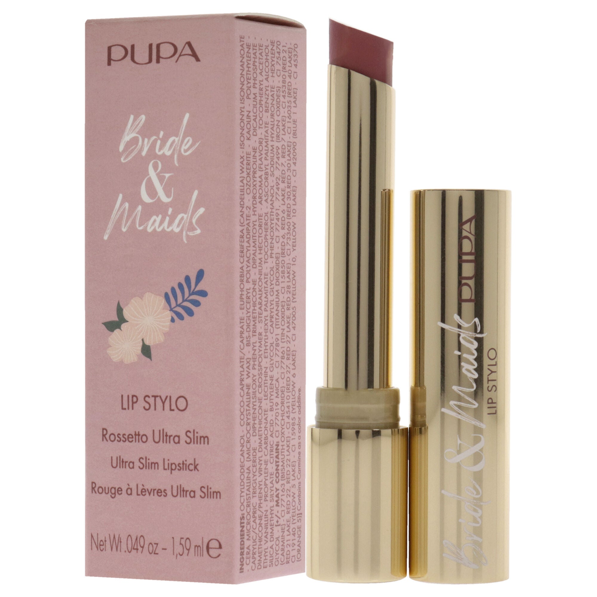 Bride and Maids Lip Stylo Ultra Slim Lipstick - 001 Weeding Cake by Pupa Milano for Women - 0.049 oz Lipstick, See Description, alternate image number 3