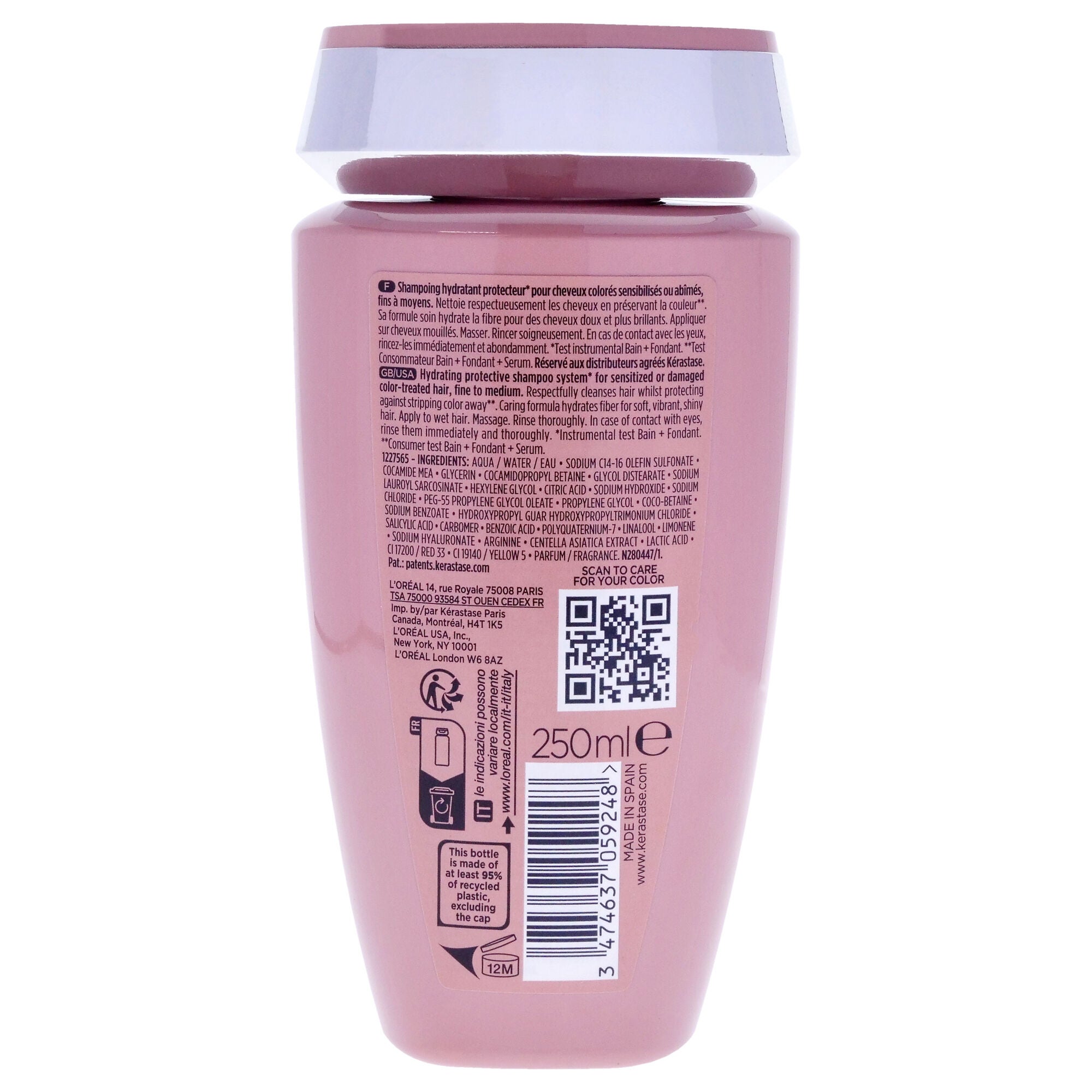 Chroma Absolu Hydrating Protective System Shampoo by Kerastase for Unisex - 8.4 oz Shampoo, , alternate image number 4