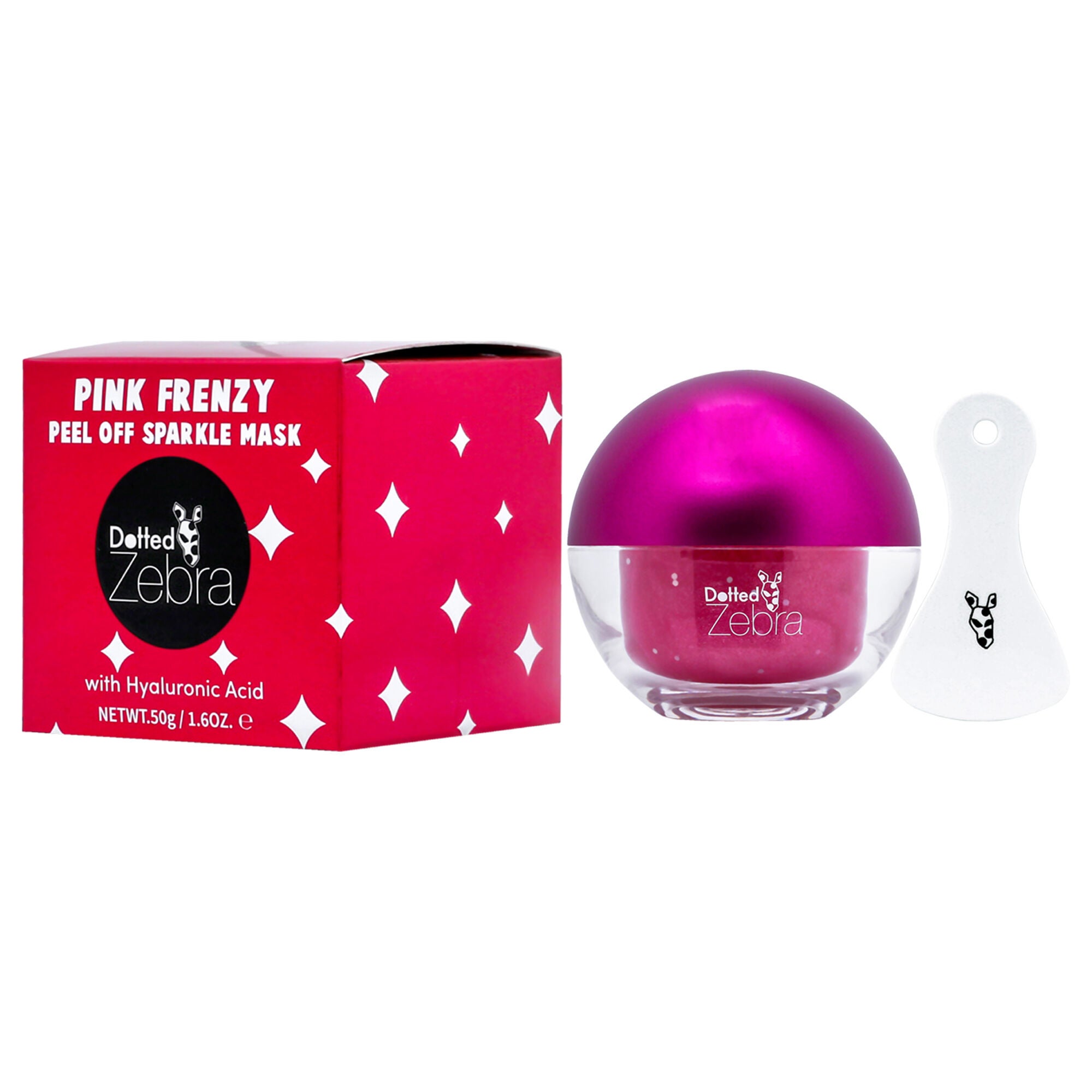 Peel Off Sparkle Mask - Pink Frenzy by Dotted Zebra for Women - 1.6 oz Mask, , alternate image number 8