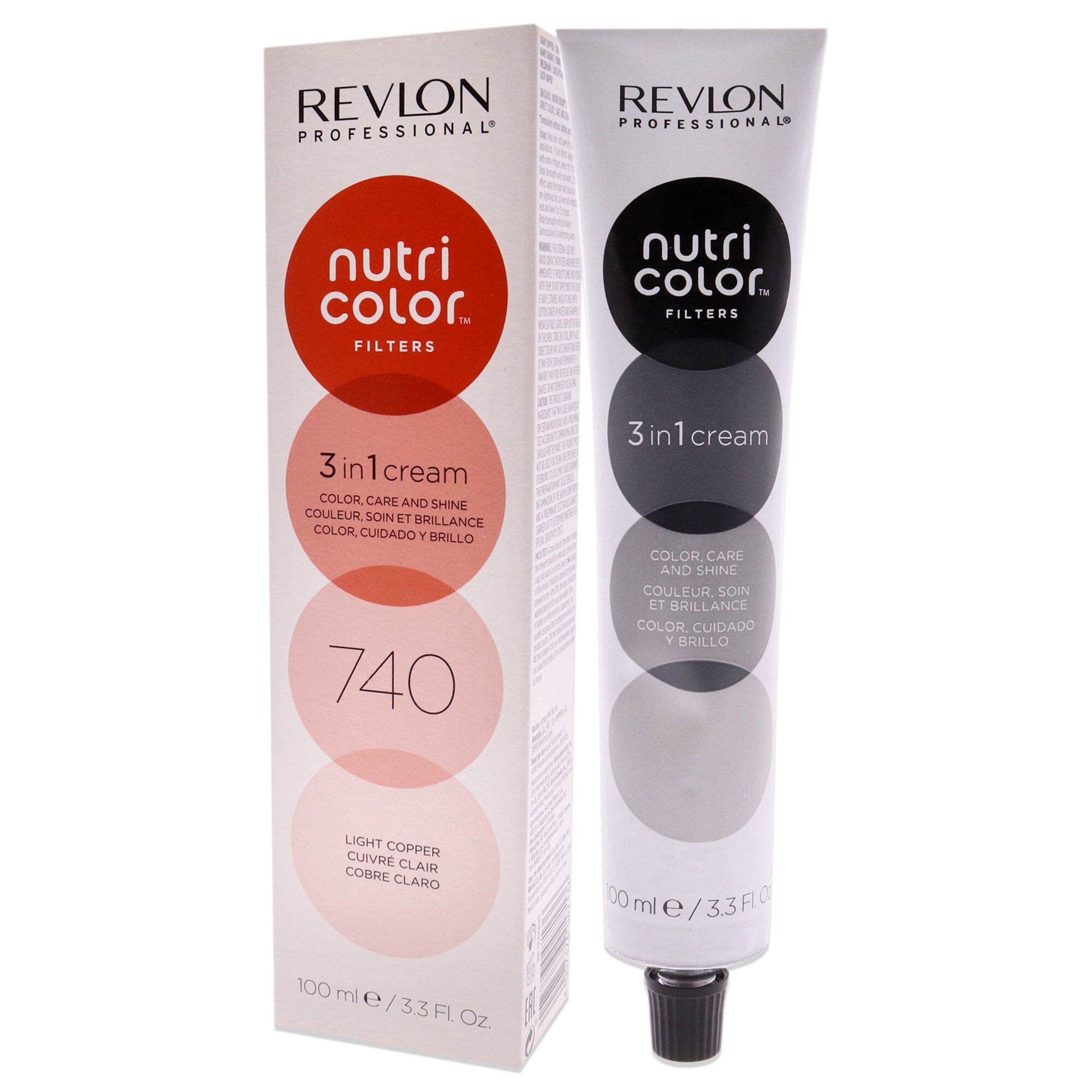 Nutri Color Cream - 740 Light Copper by Revlon for Unisex - 3.3 oz Hair Color, See Description, alternate image number 3