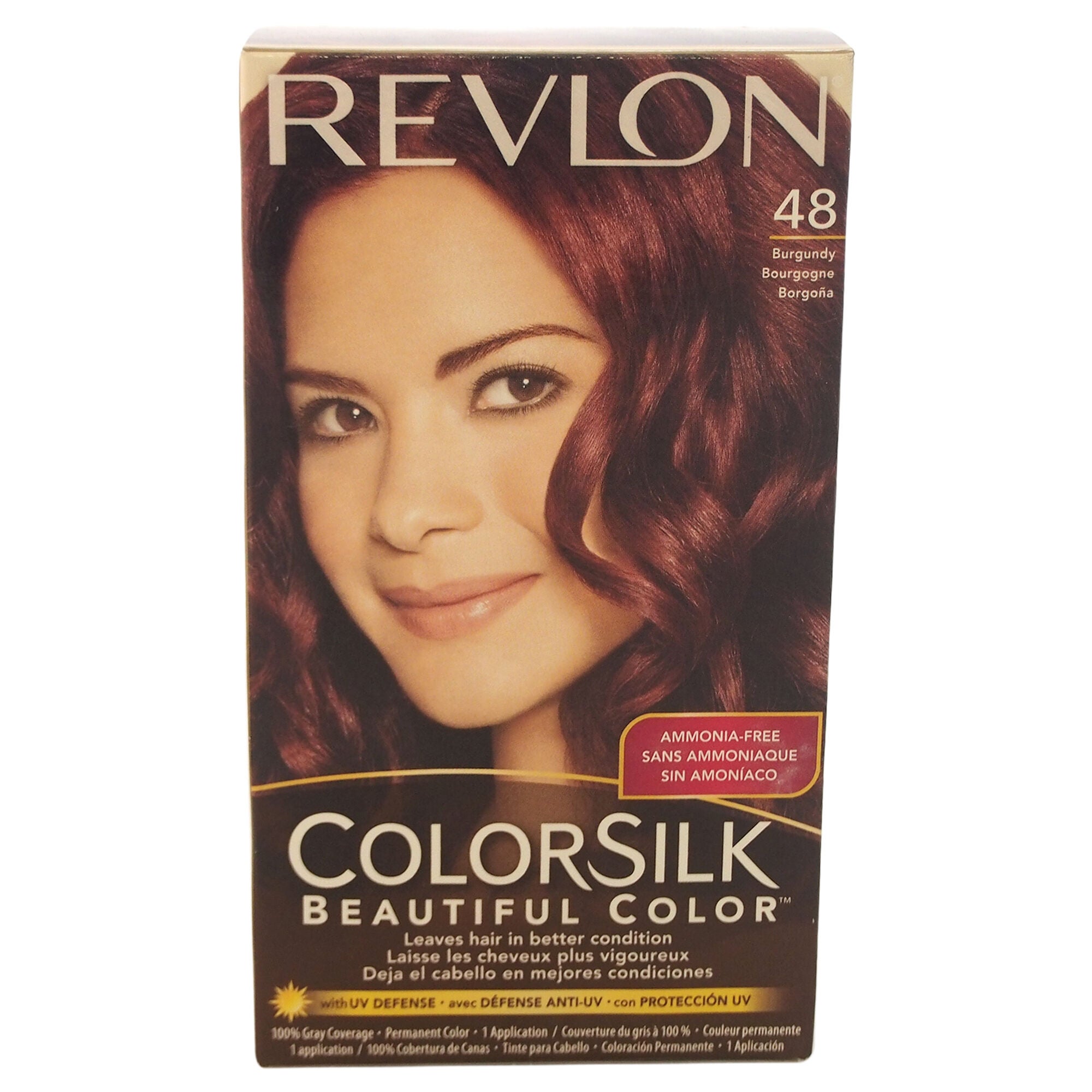 Colorsilk Beautiful Color - 48 Burgundy by Revlon for Unisex - 1 Application Hair Color, See Description, hi-res image number 0