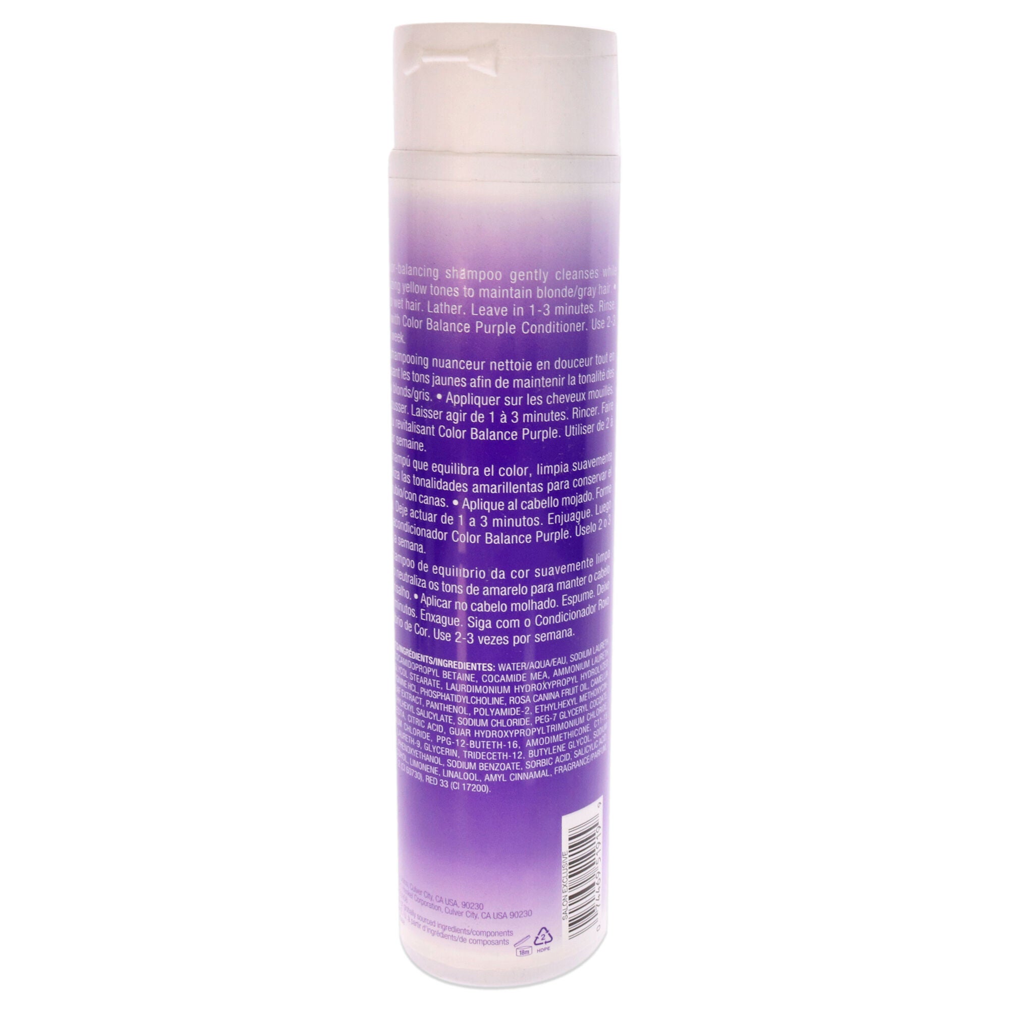 Color Balance Purple Shampoo by Joico for Unisex - 10.1 oz Shampoo, See Description, alternate image number 1