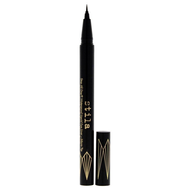 Stay All Day Waterproof Liquid Eye Liner Micro Tip - Intense Black by Stila for Women - 0.016 oz Eyeliner, See Description, alternate image number 1