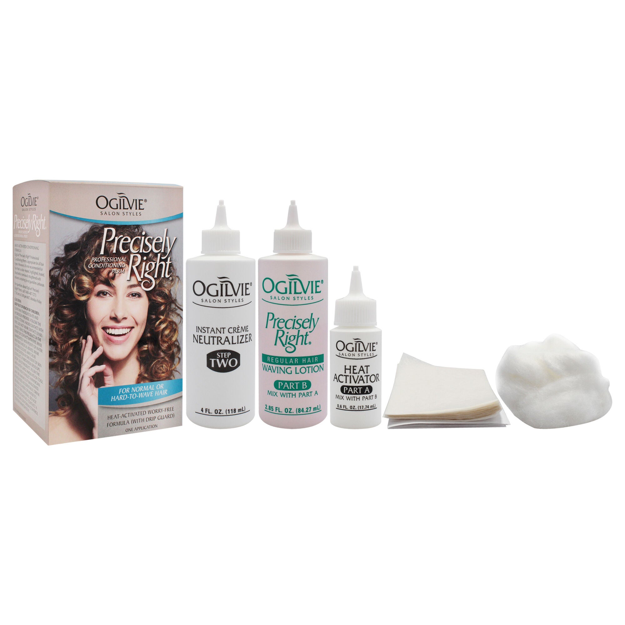 Precisely Right Professional Conditioning Perm For Normal Hair by Ogilvie Salon Styles for Women - 1 Application Treatment, See Description, alternate image number 2