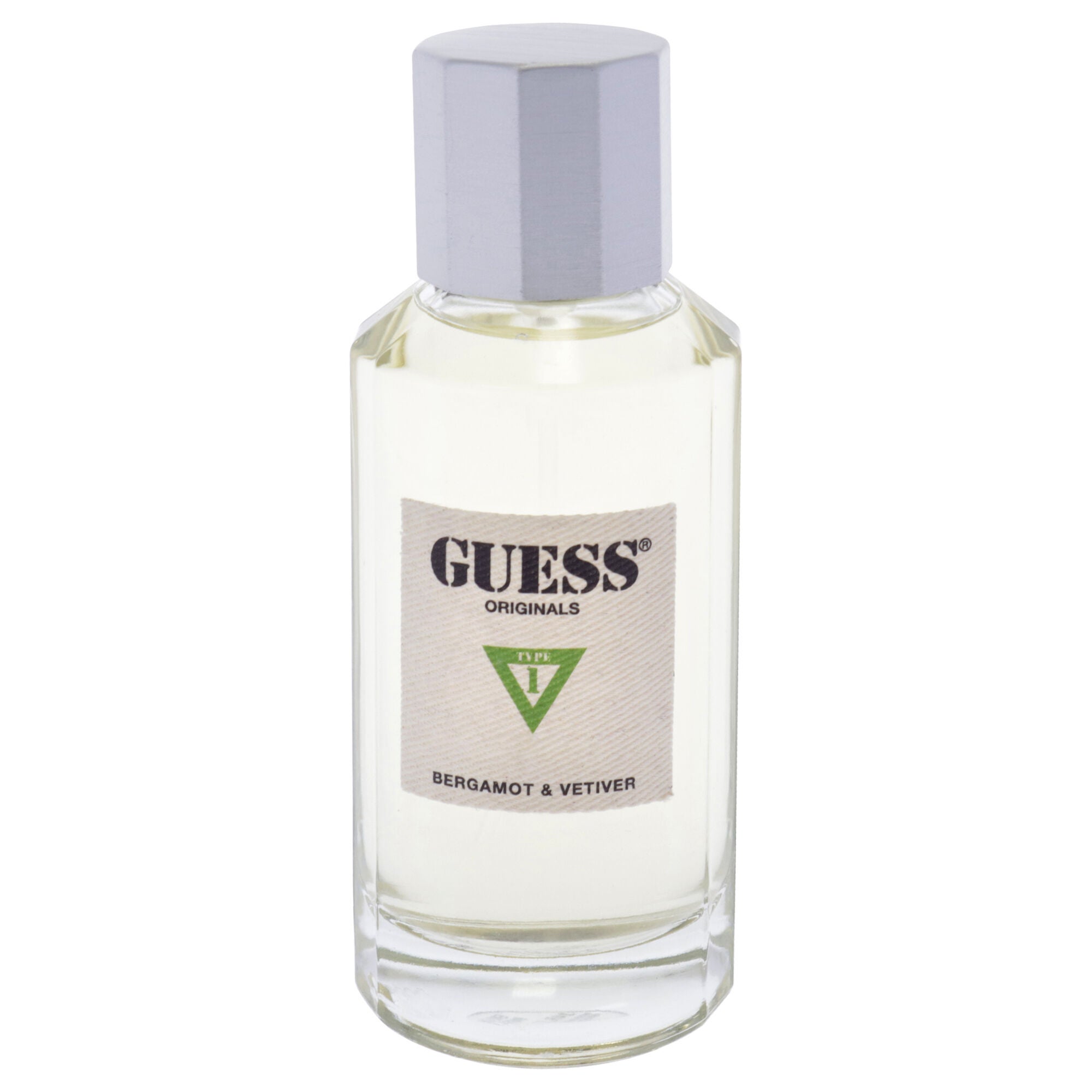 Guess Originals Type 1 Bergamot and Vetiver by Guess for Unisex - 3.4 oz EDP Spray, Clear, alternate image number 1