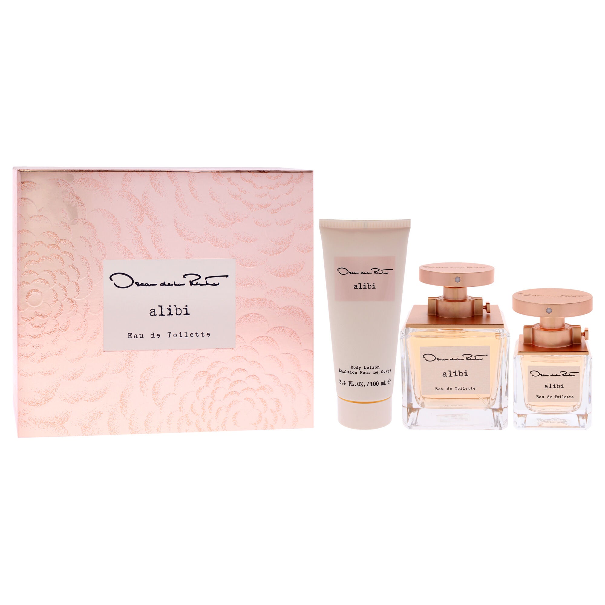 Alibi by Oscar De La Renta for Women - 3 Pc Gift Set 3.4oz EDT Spray, 1oz EDT Spray 3.4oz Body Lotion, See Description, alternate image number 1