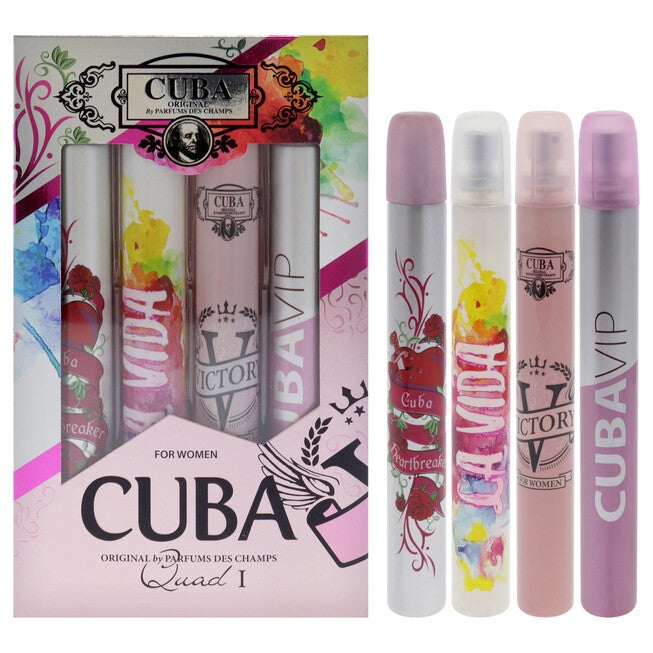 Cuba Quad I by Cuba for Women - 4 Pc Gift Set, See Description, hi-res image number 0