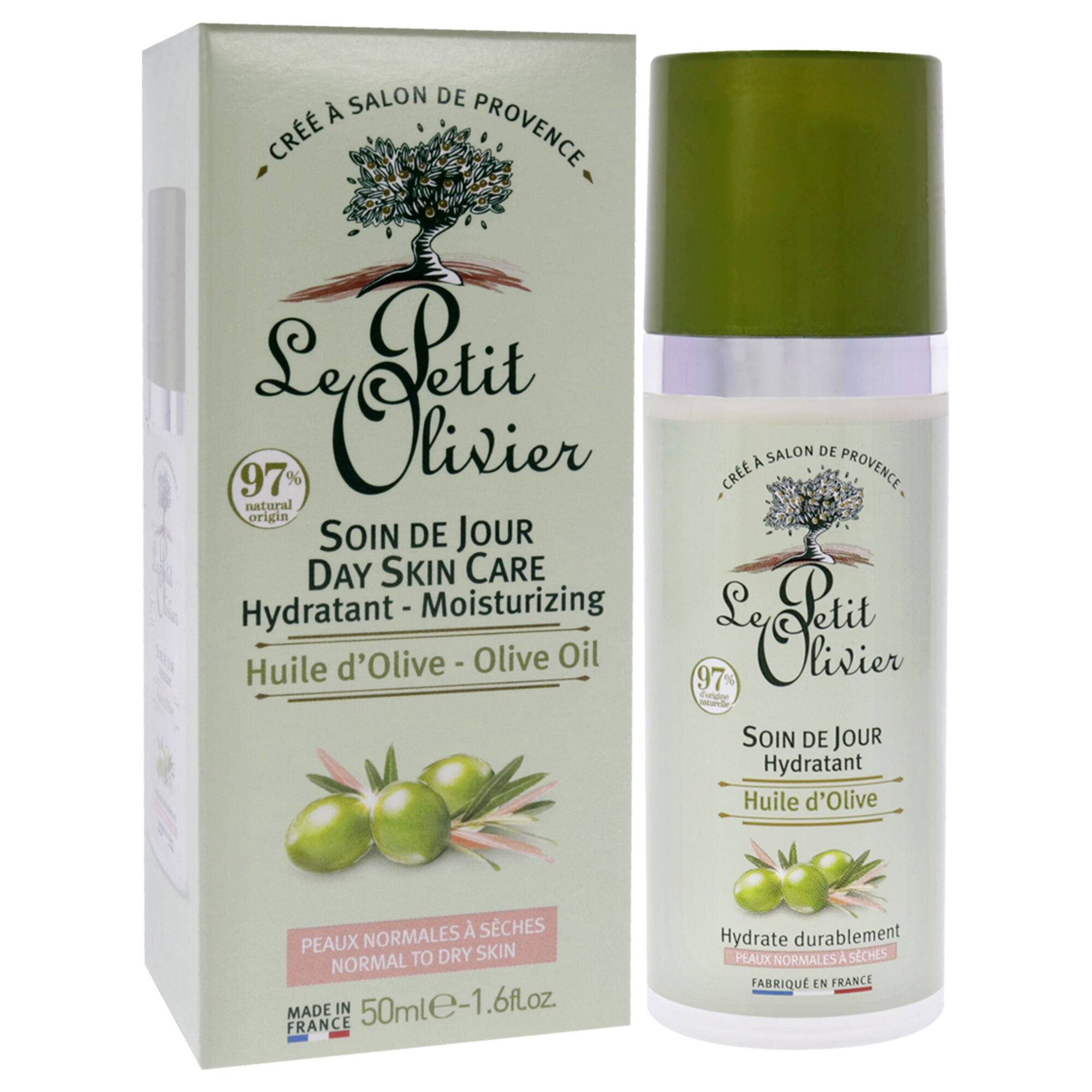 Day Skin Care Moisturizing by Le Petit Olivier for Women - 1.6 oz Moisturizer, See Description, alternate image number 2