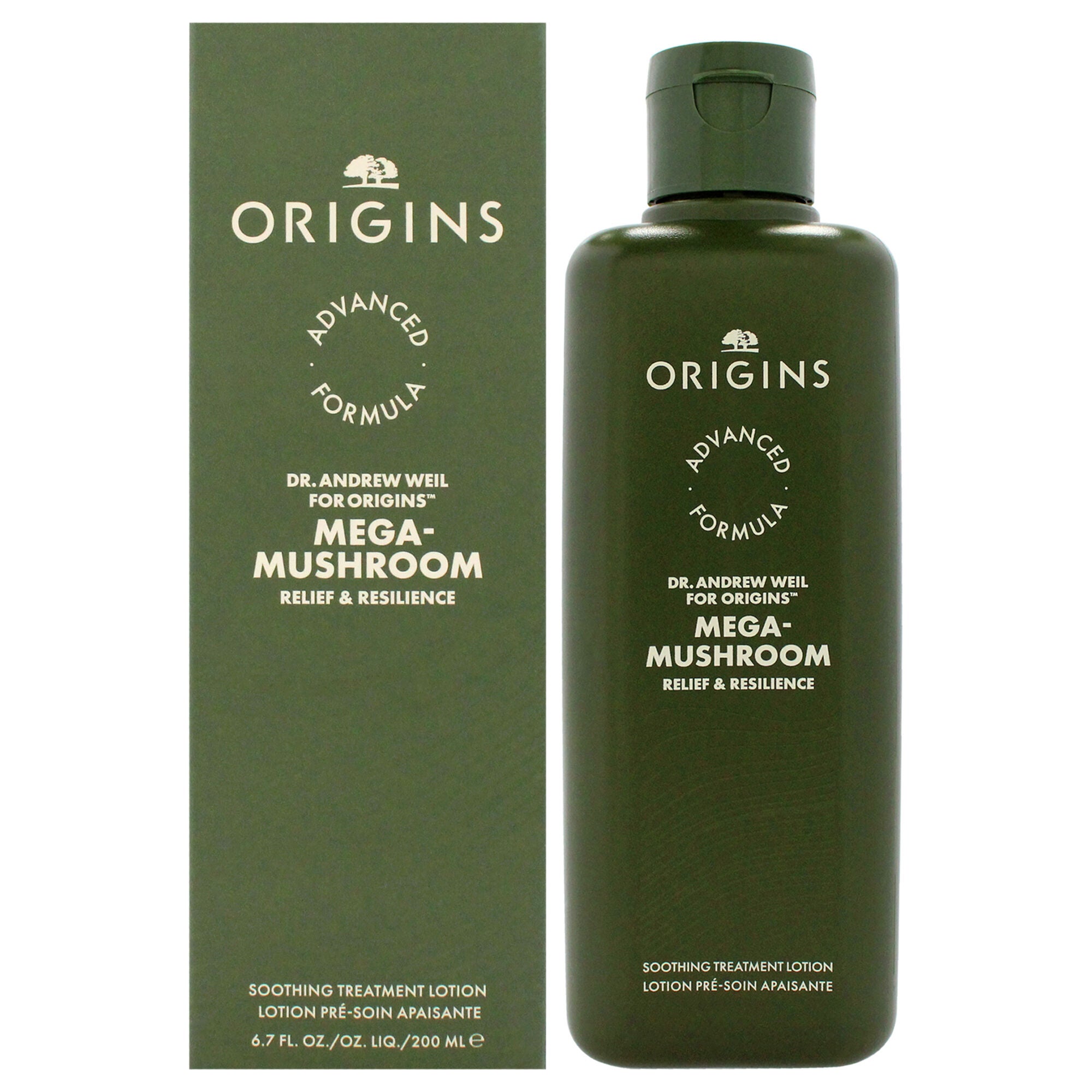 Mega-Mushroom Relief and Resilience Soothing Treatment Lotion by Origins for Women - 6.7 oz Treatment, See Description, hi-res image number 0