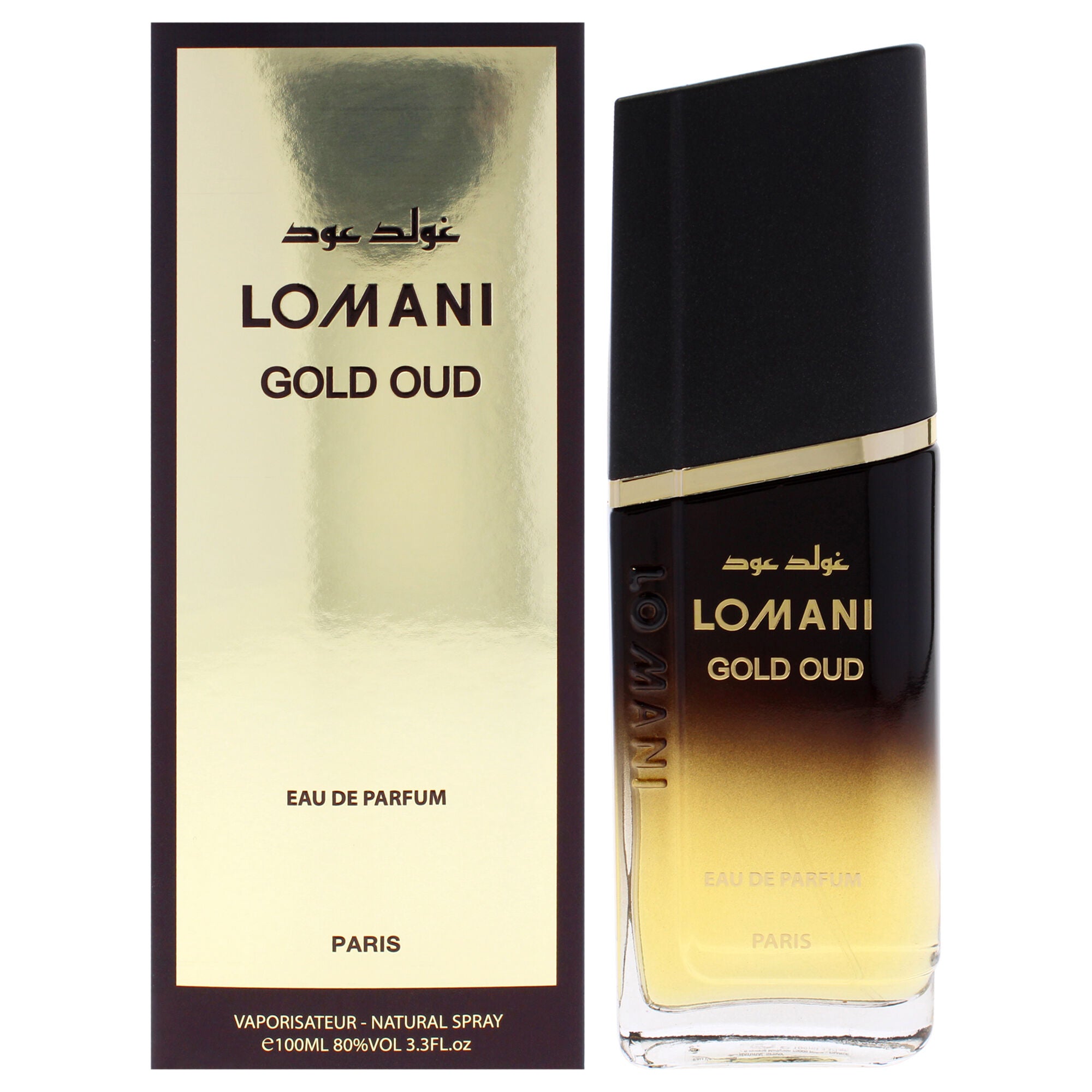 Gold Oud by Lomani for Men - 3.3 oz EDP Spray, Clear, hi-res image number 0