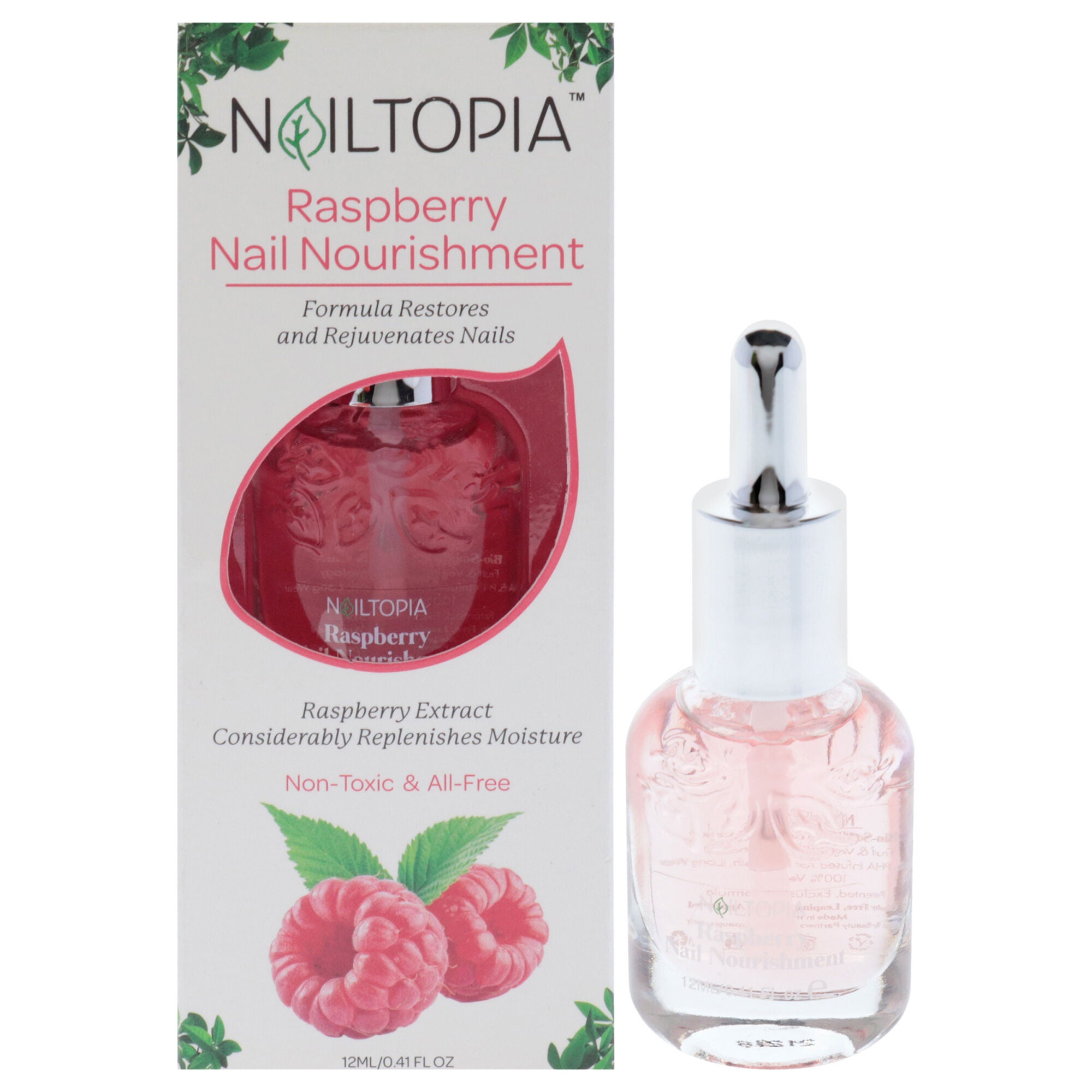 Nail Nourishment - Raspberry by Nailtopia for Women - 0.41 oz Nail Treatment, See Description, hi-res image number 0