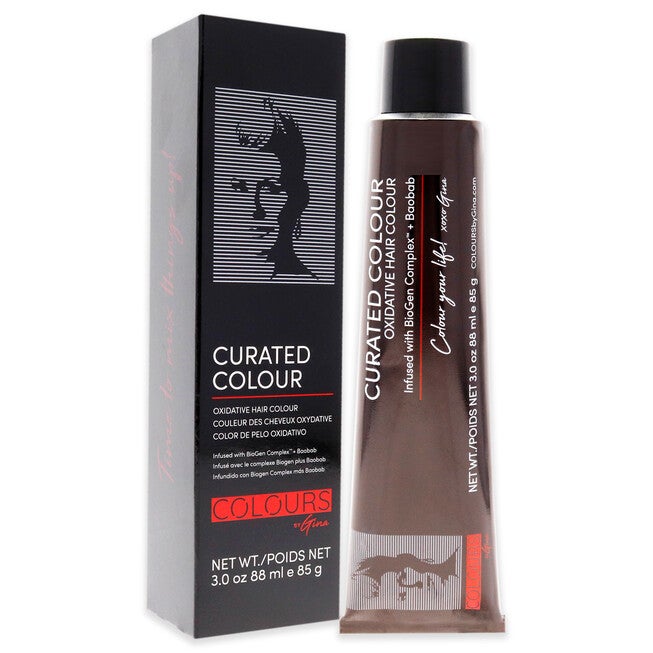 Curated Colour - 5.35-5GM Light Golden Mahogany by Colours By Gina for Unisex - 3 oz Hair Color, See Description, alternate image number 1