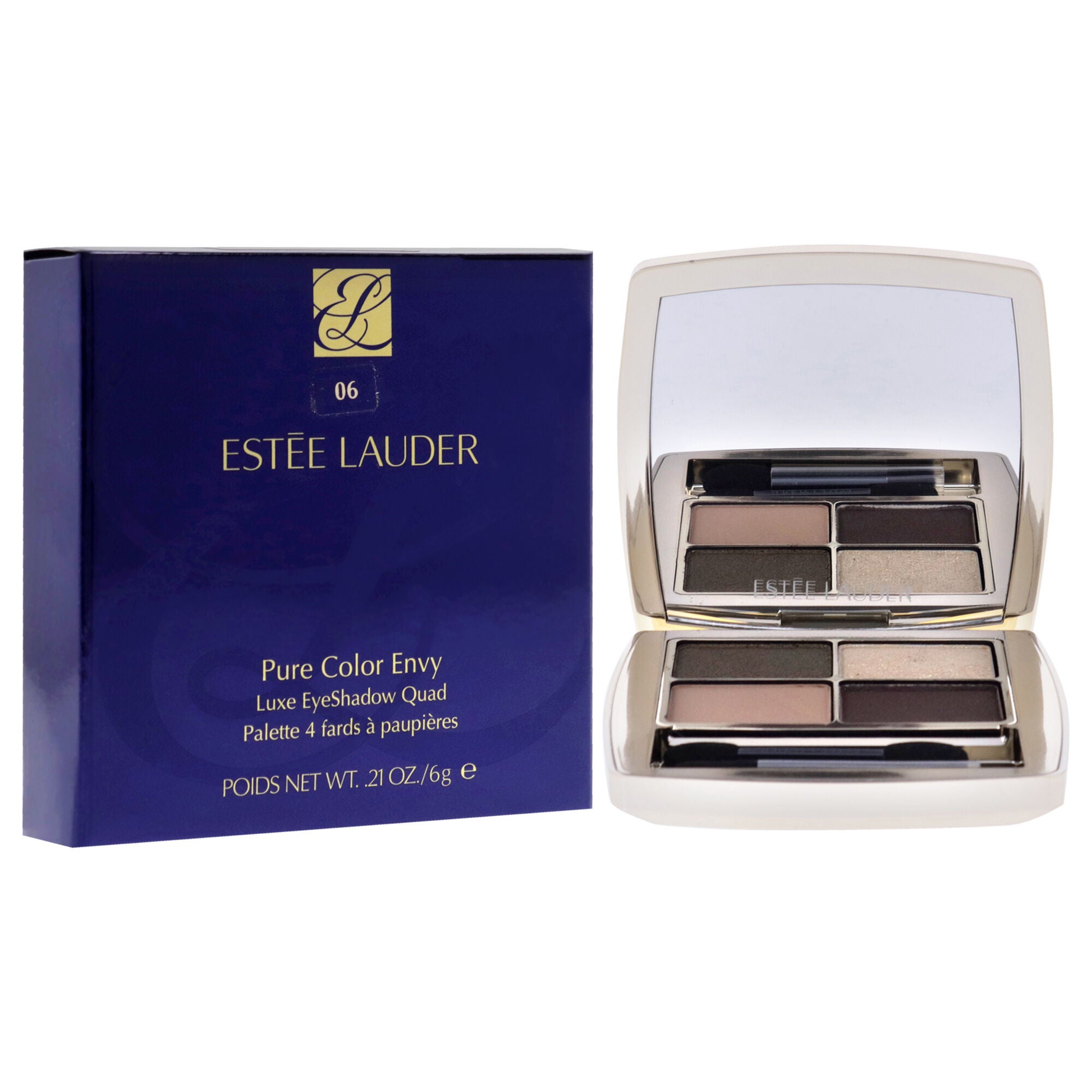 Pure Color Envy Luxe Eyeshadow Quad - 06 Metal Moss by Estee Lauder for Women - 0.21 oz Eye Shadow, See Description, alternate image number 2