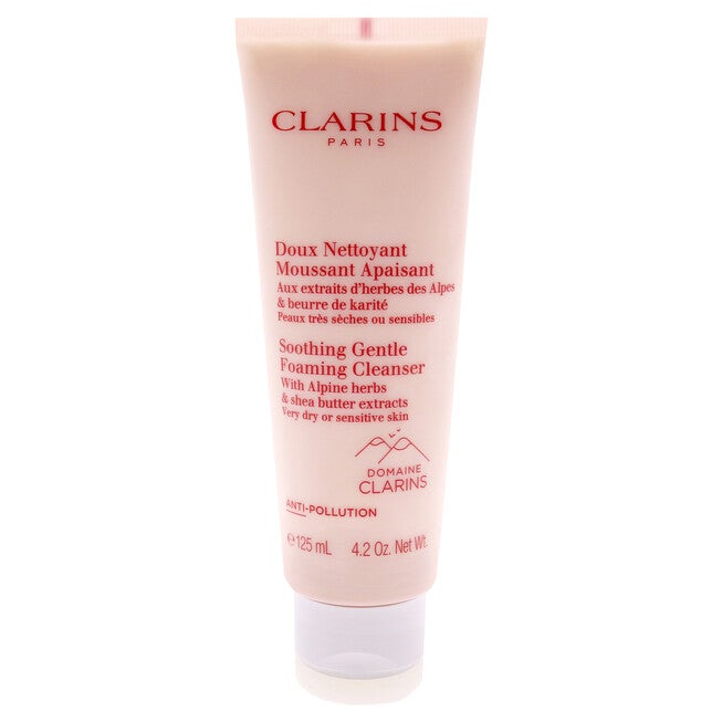 Soothing Gentle Foaming Cleanser by Clarins for Unisex - 4.2 oz Cleanser, NA, hi-res image number null