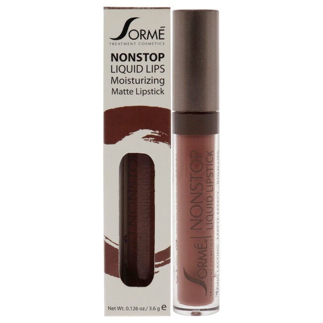 Nonstop Moisturizing Matte Liquid Lipstick - 275 Orchid by Sorme Cosmetics for Women - 0.126 oz Lipstick, See Description, hi-res image number 0