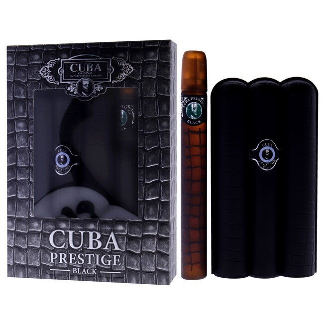 Cuba Prestige Black by Cuba for Men - 2 Pc Gift Set 3oz EDT Spray, 1.17oz EDT Spray, See Description, alternate image number 3