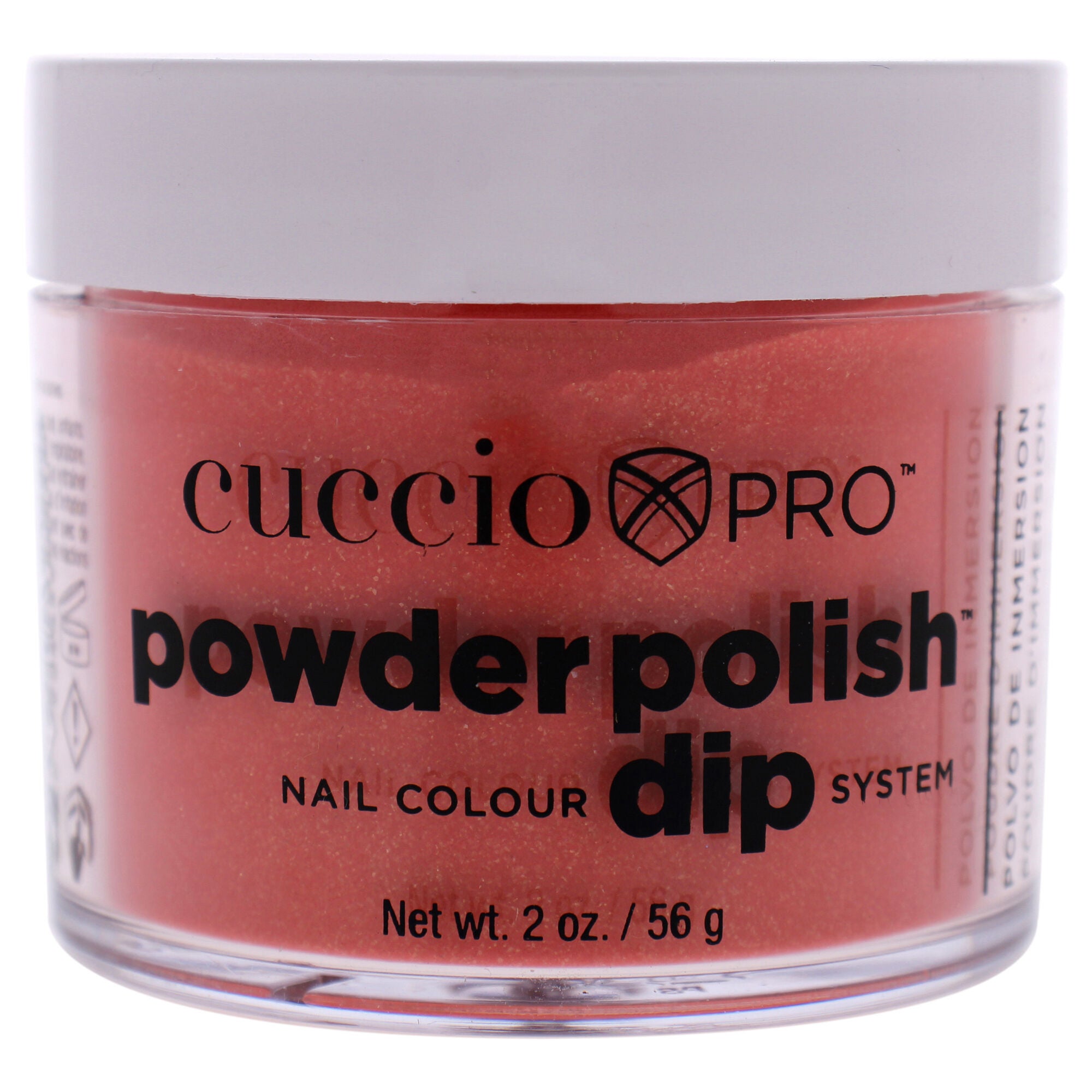 Pro Powder Polish Nail Colour Dip System - Orange With Gold Mica by Cuccio Colour for Women - 1.6 oz Nail Powder, See Description, hi-res image number 0