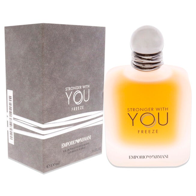 Emporio Armani Stronger With You Freeze by Giorgio Armani for Men - 3.4 oz EDT Spray, , alternate image number null