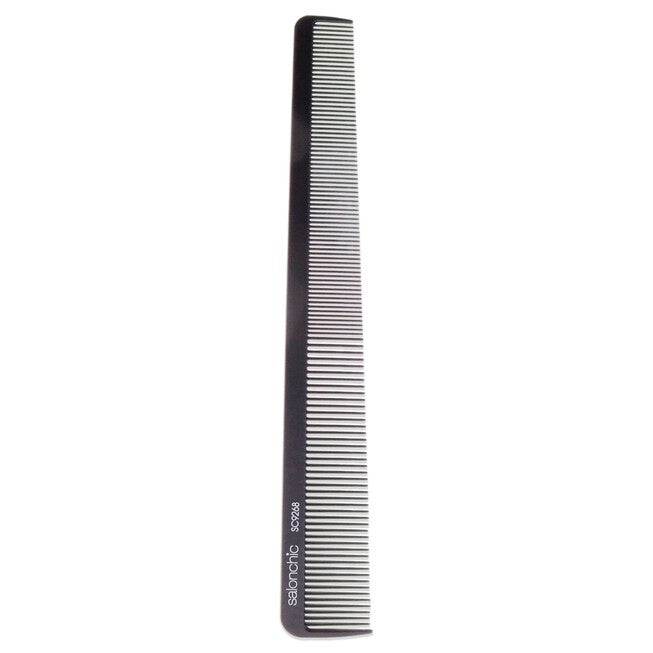 Barber Taper Carbon Comb High Heat Resistant 8 by SalonChic for Unisex - 1 Pc Comb, See Description, alternate image number 2