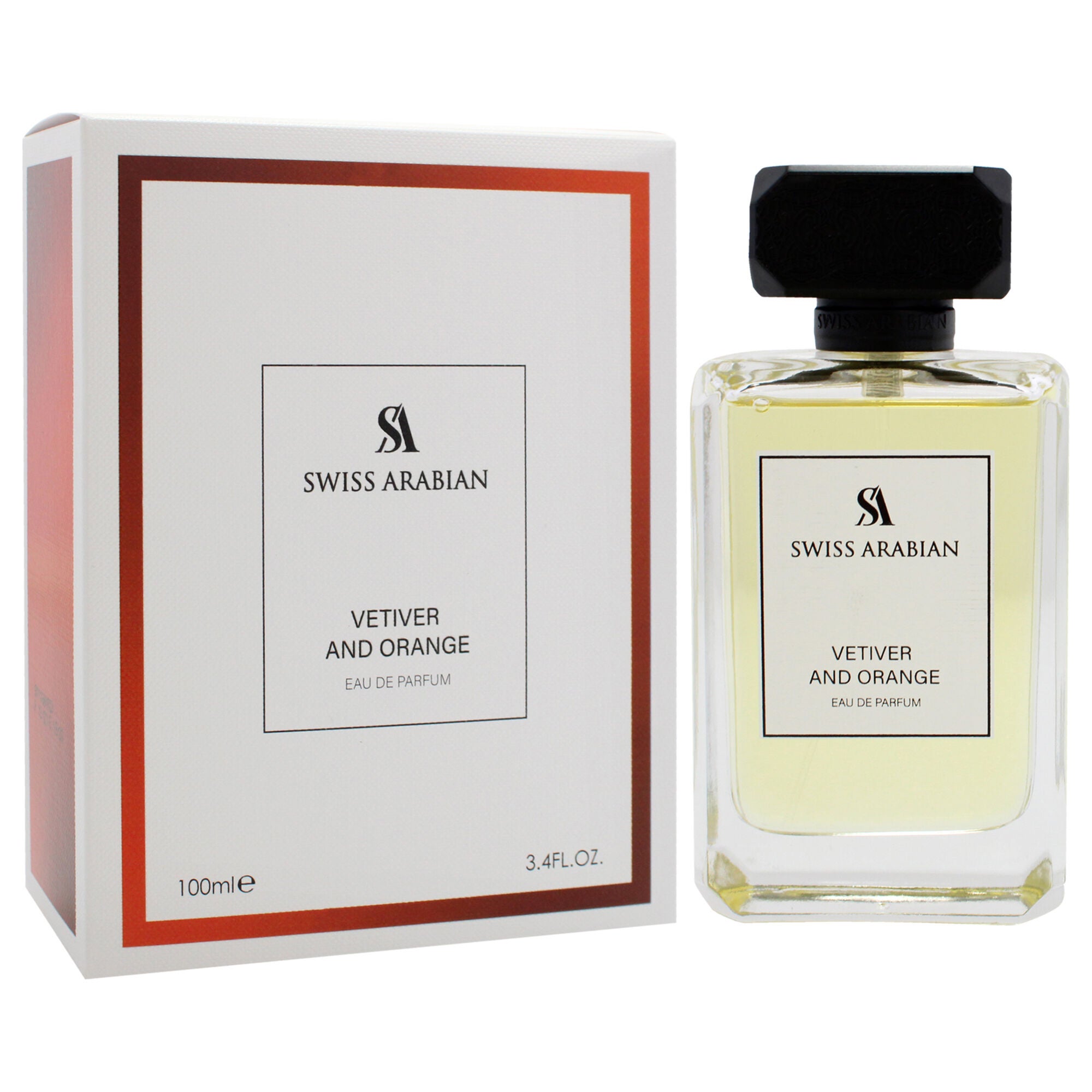 Vetiver and Orange by Swiss Arabian for Women - 3.4 oz EDP Spray, See Description, alternate image number 1