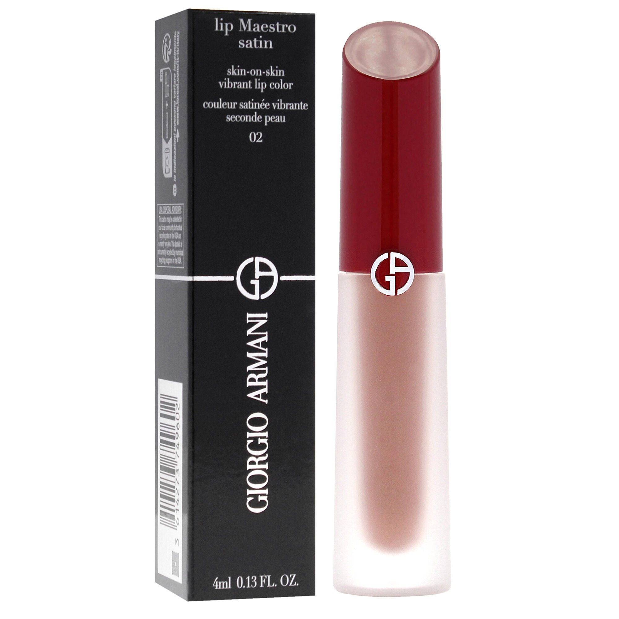 Lip Maestro Satin Lipstick - 02 Weekend Getaway by Giorgio Armani for Women - 0.13 oz Lipstick, See Description, alternate image number 2