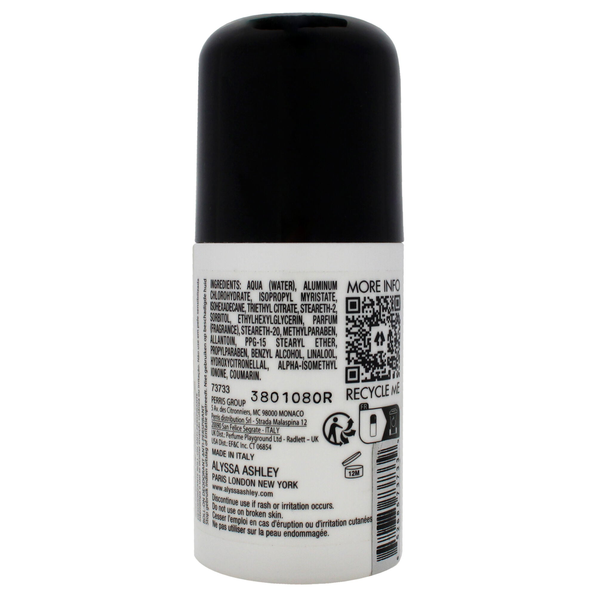Musk Deodorante Antitranspirante by Alyssa Ashley for Unisex - 1.7 oz Deodorant Roll-On, See Description, alternate image number 1
