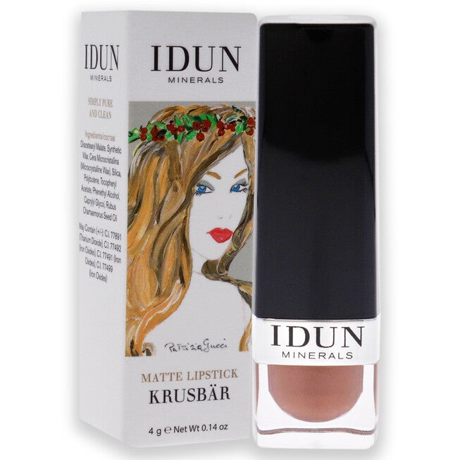 Matte Lipstick - 108 Krusbar by Idun Minerals for Women - 0.14 oz Lipstick, , alternate image number 6