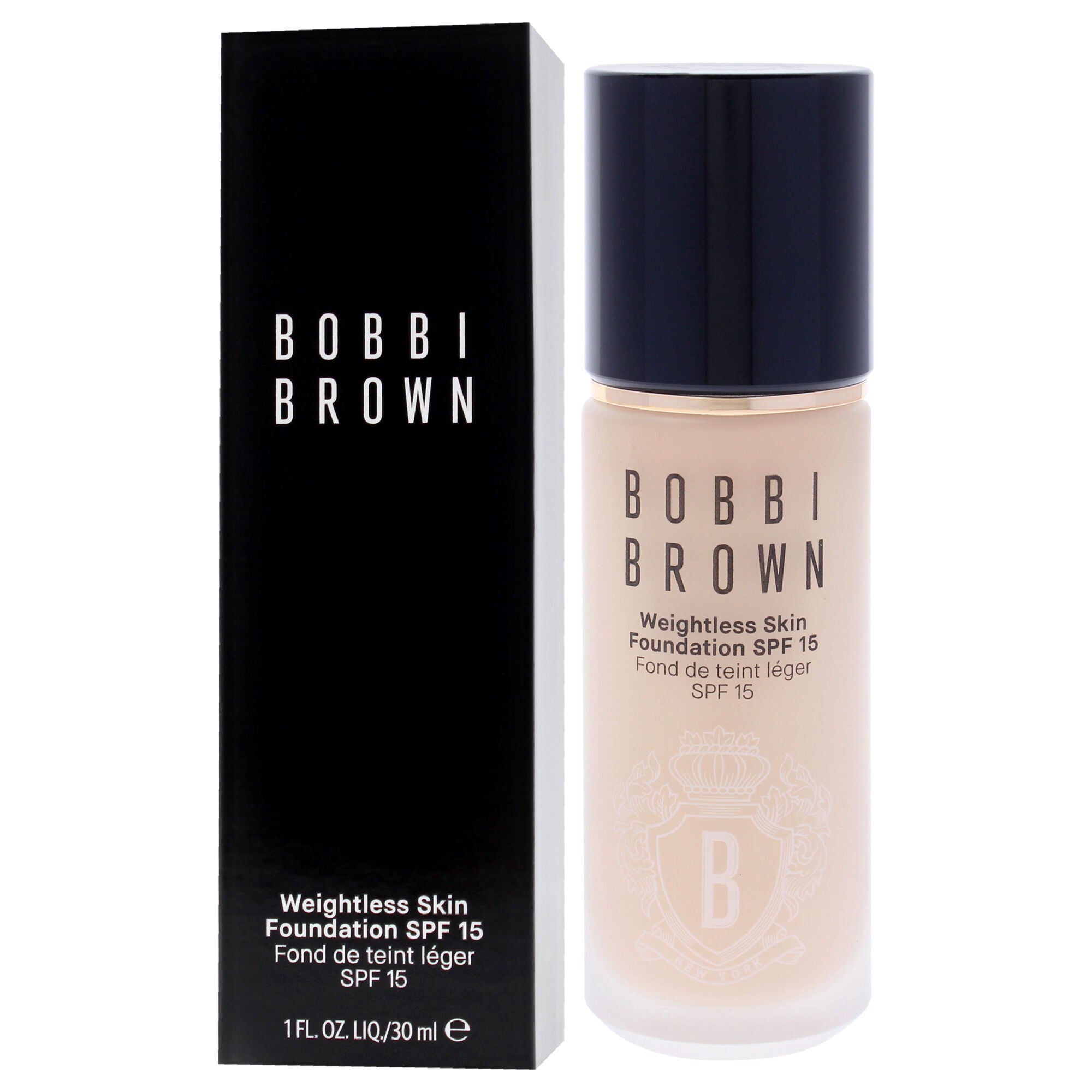 Weightless Skin Foundation SPF 15 - N-000 Neutral Alabaster by Bobbi Brown for Women - 1 oz Foundation, Brown, alternate image number 3