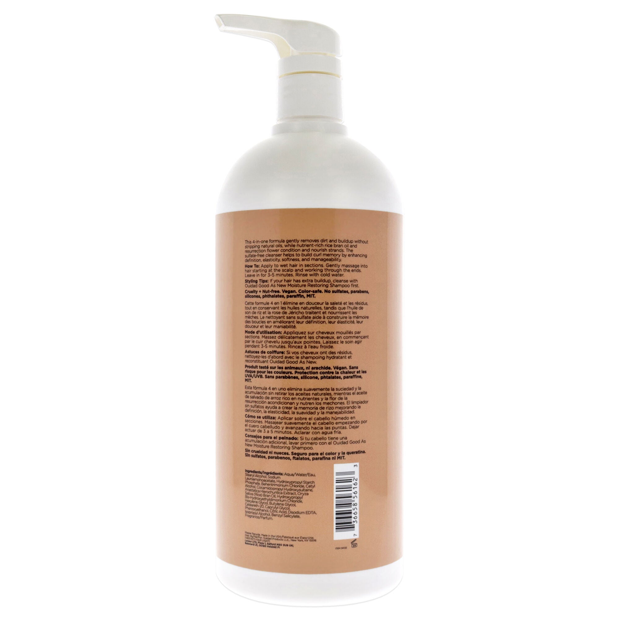 Curl Shaper Double Duty Weightless Cleansing Conditioner by Ouidad for Unisex - 33.8 oz Conditioner, , alternate image number 4