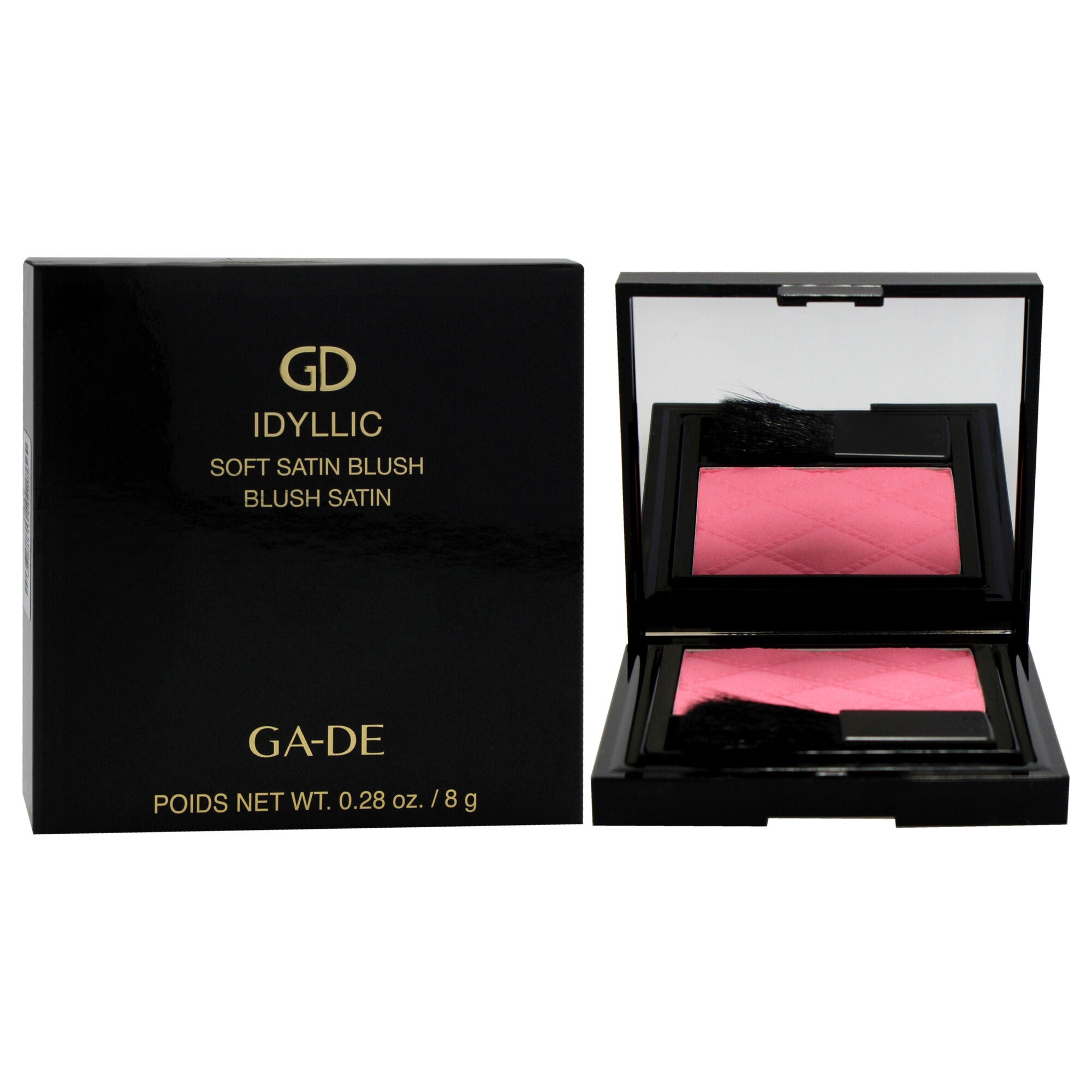 Idyllic Soft Satin Blush Powder - 46 Pacific Pink by GA-DE for Women - 0.28 oz Blush, See Description, alternate image number 2