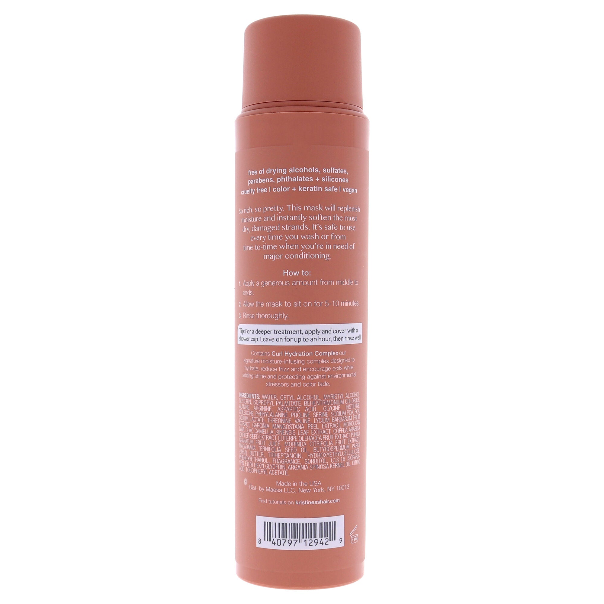 Ultra Hydrating Curl Repair Mask by Kristin Ess for Unisex - 6.7 oz Masque, See Description, alternate image number 1
